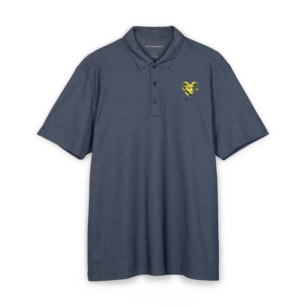 Embroidered Heart Crest Polo Shirt - Classic Logo Left Chest