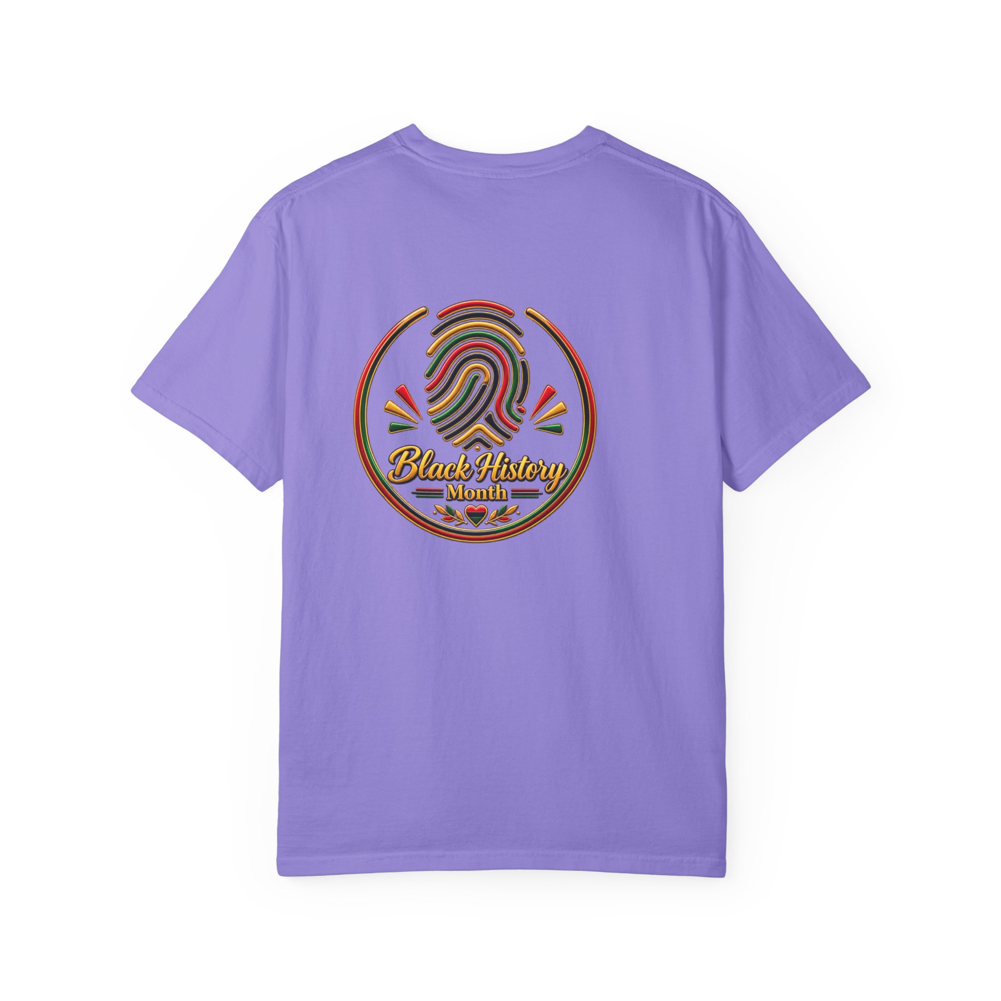 Black History Month Fingerprint T-Shirt – Afrocentric Pride Tee - Image 14