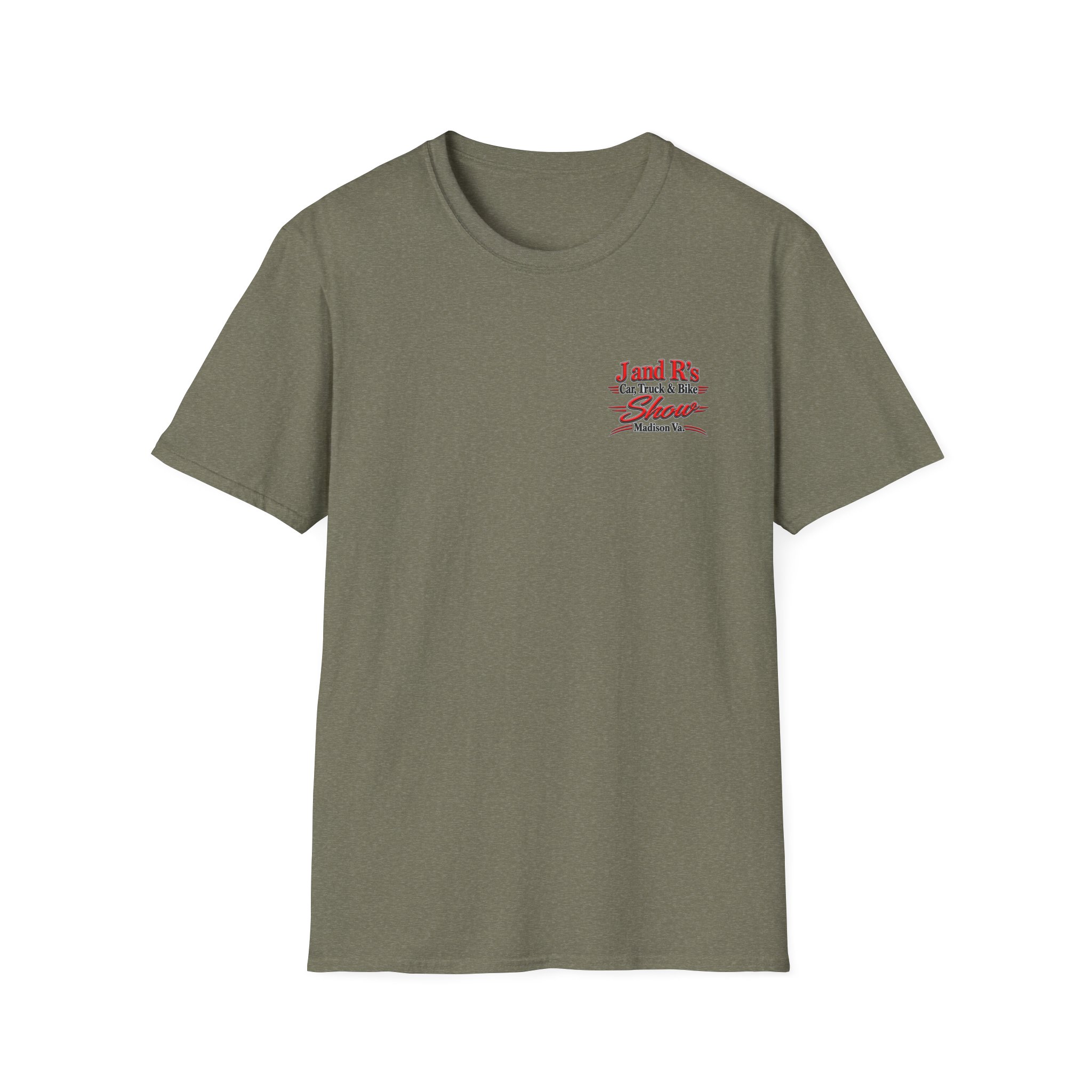 Car, Truck & Bike Show T-Shirt — J and R's Madison VA Event Tee FRONT & BACK - Image 2
