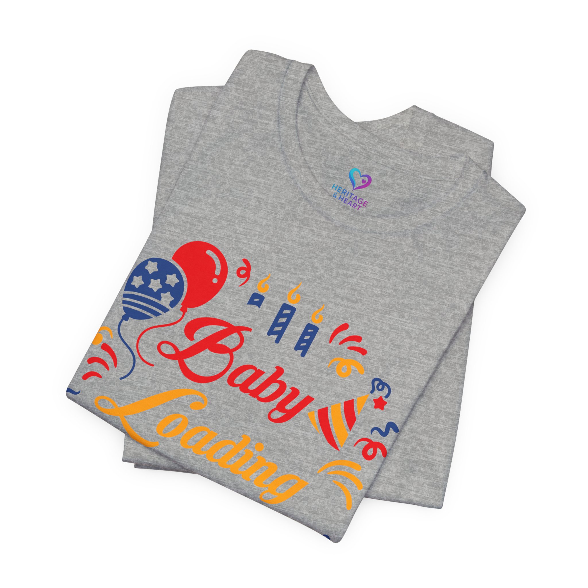 Baby Loading Tee – Cute Pregnancy Announcement T-Shirt - Image 12