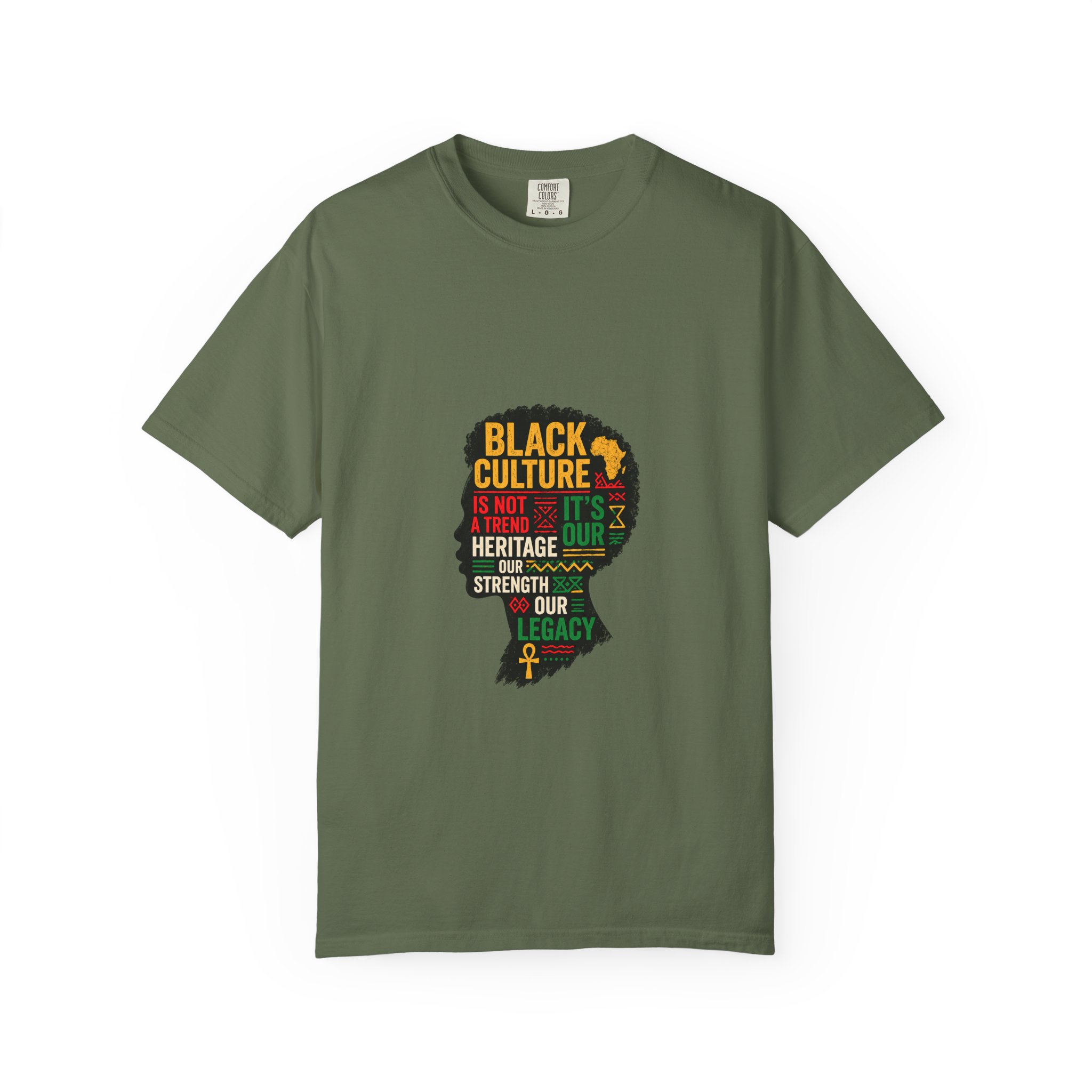 Black Culture Silhouette T-Shirt — "Black Culture Is Not a Trend" Heritage Tee - Image 6