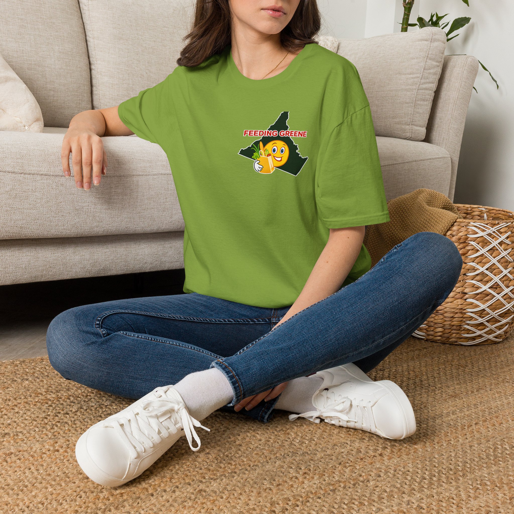 Feeding Greene T-Shirt — Virginia County Food Bank Support Tee - Image 22