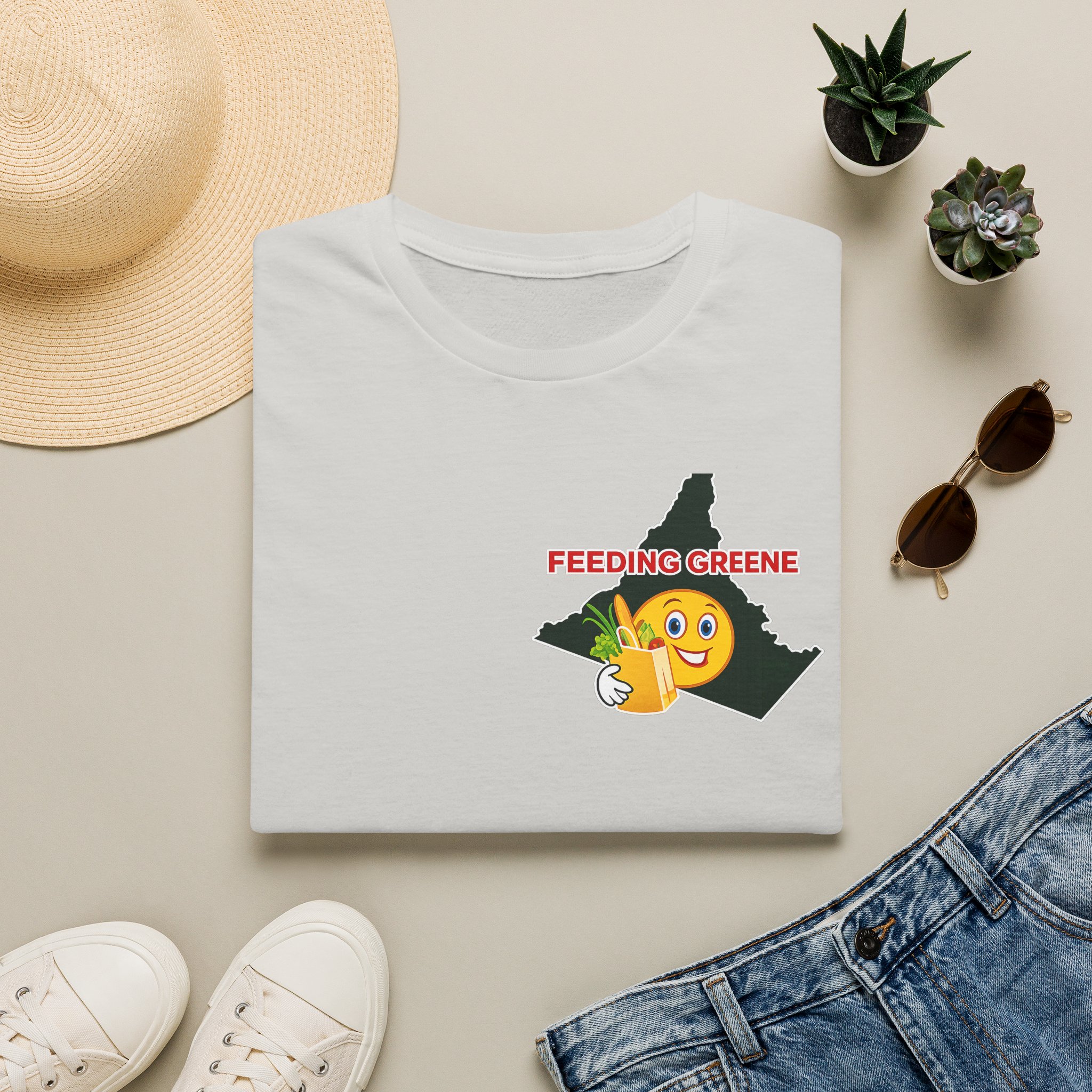 Feeding Greene T-Shirt — Virginia County Food Bank Support Tee - Image 8