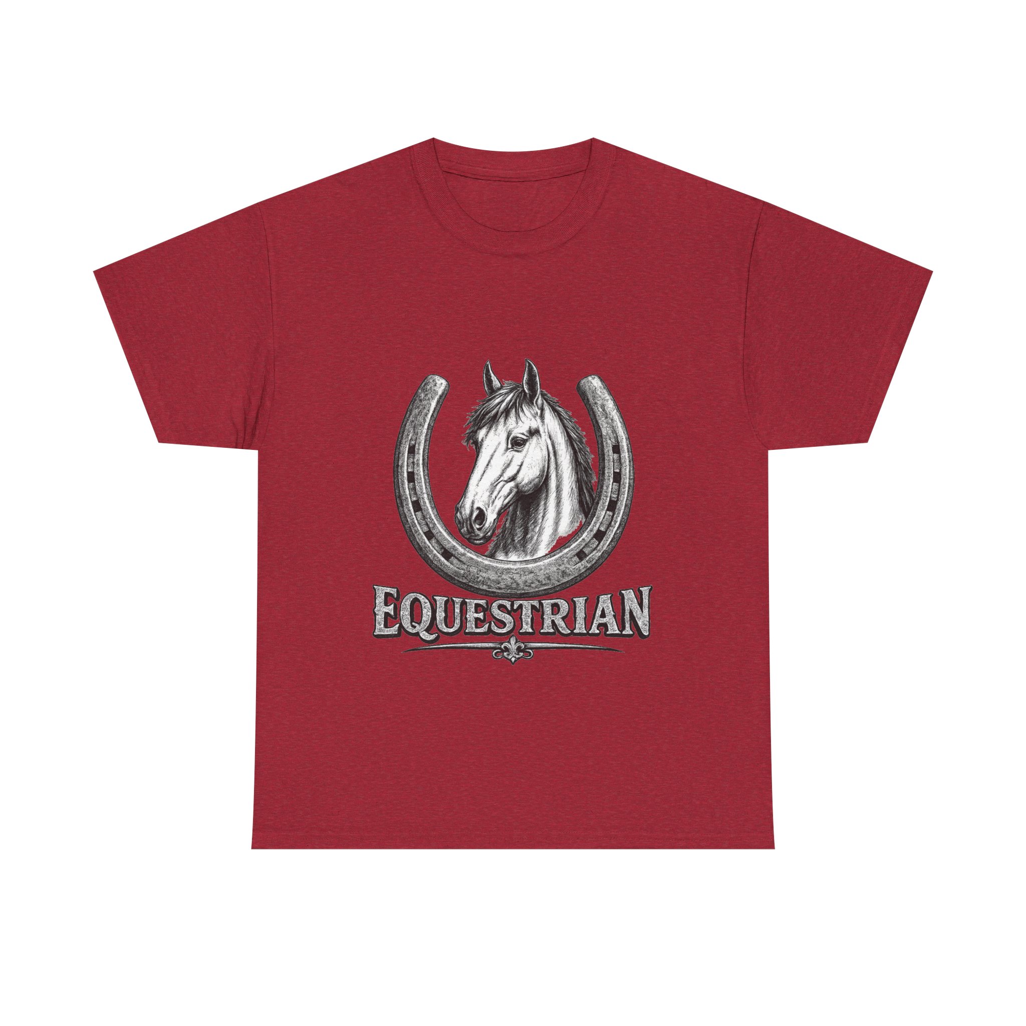 Equestrian Horse Horseshoe T-Shirt — Vintage Riding Tee - Image 8