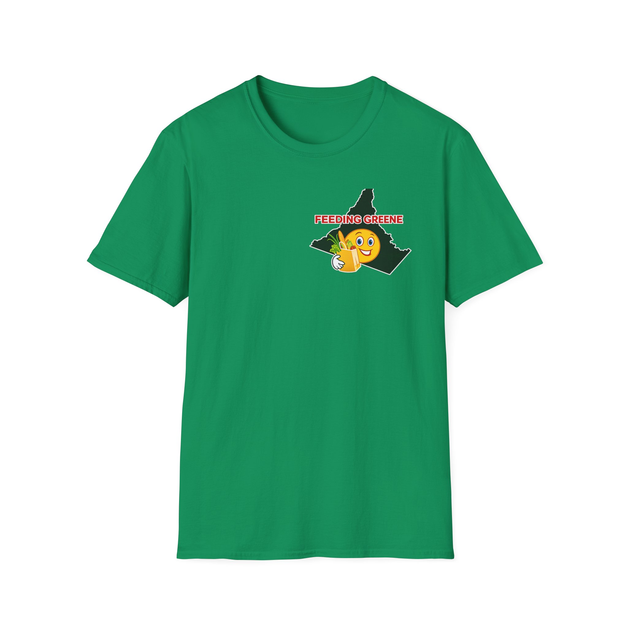 Feeding Greene T-Shirt — Virginia County Food Bank Support Tee - Image 3