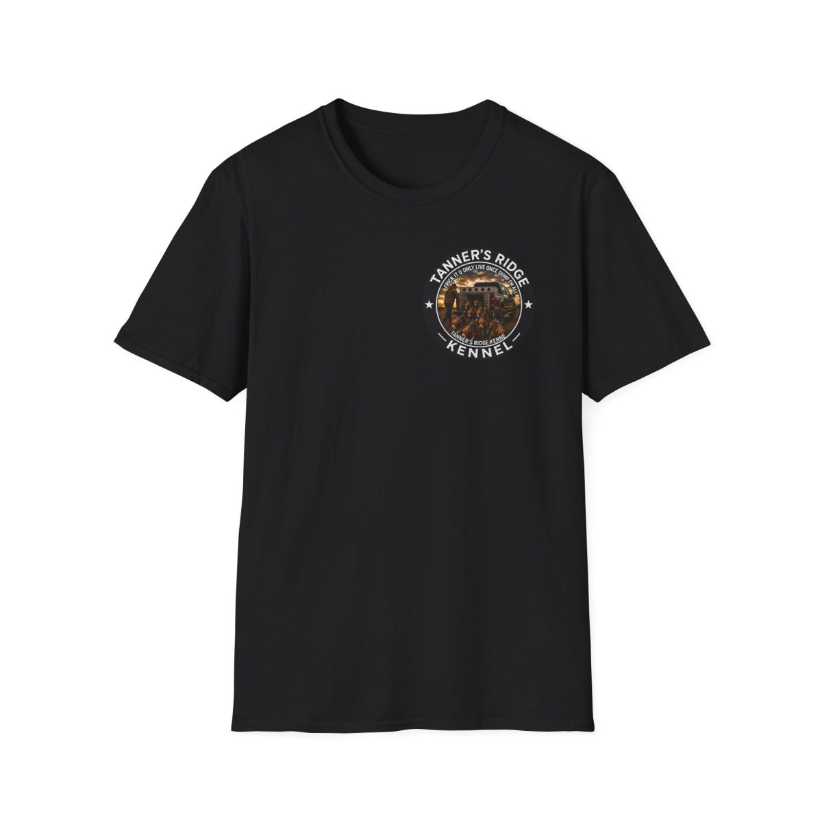 Kennel Logo T‑Shirt — "Tanner's Ridge Kennel" Vintage Emblem Tee