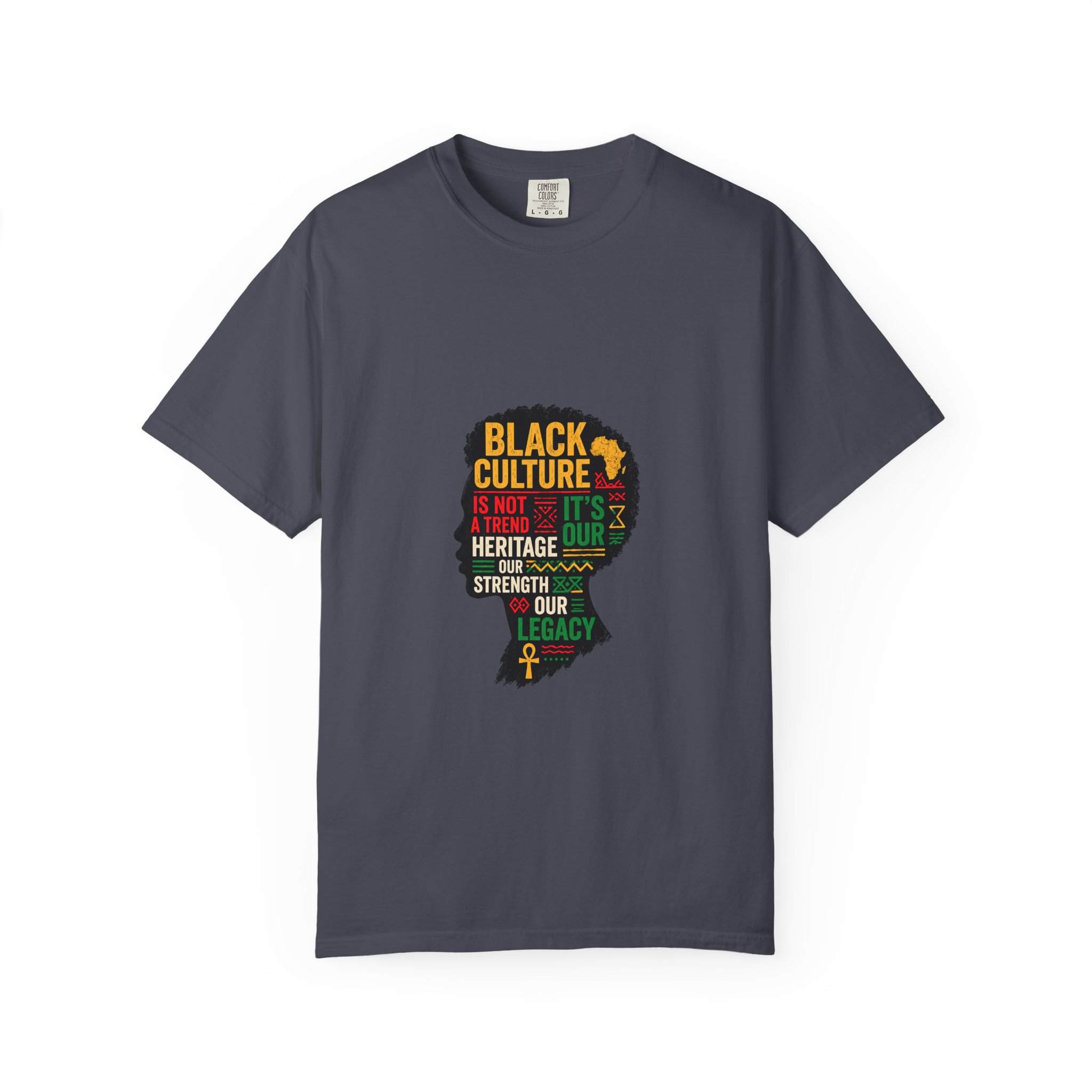 Black Culture Silhouette T-Shirt — "Black Culture Is Not a Trend" Heritage Tee - Image 10
