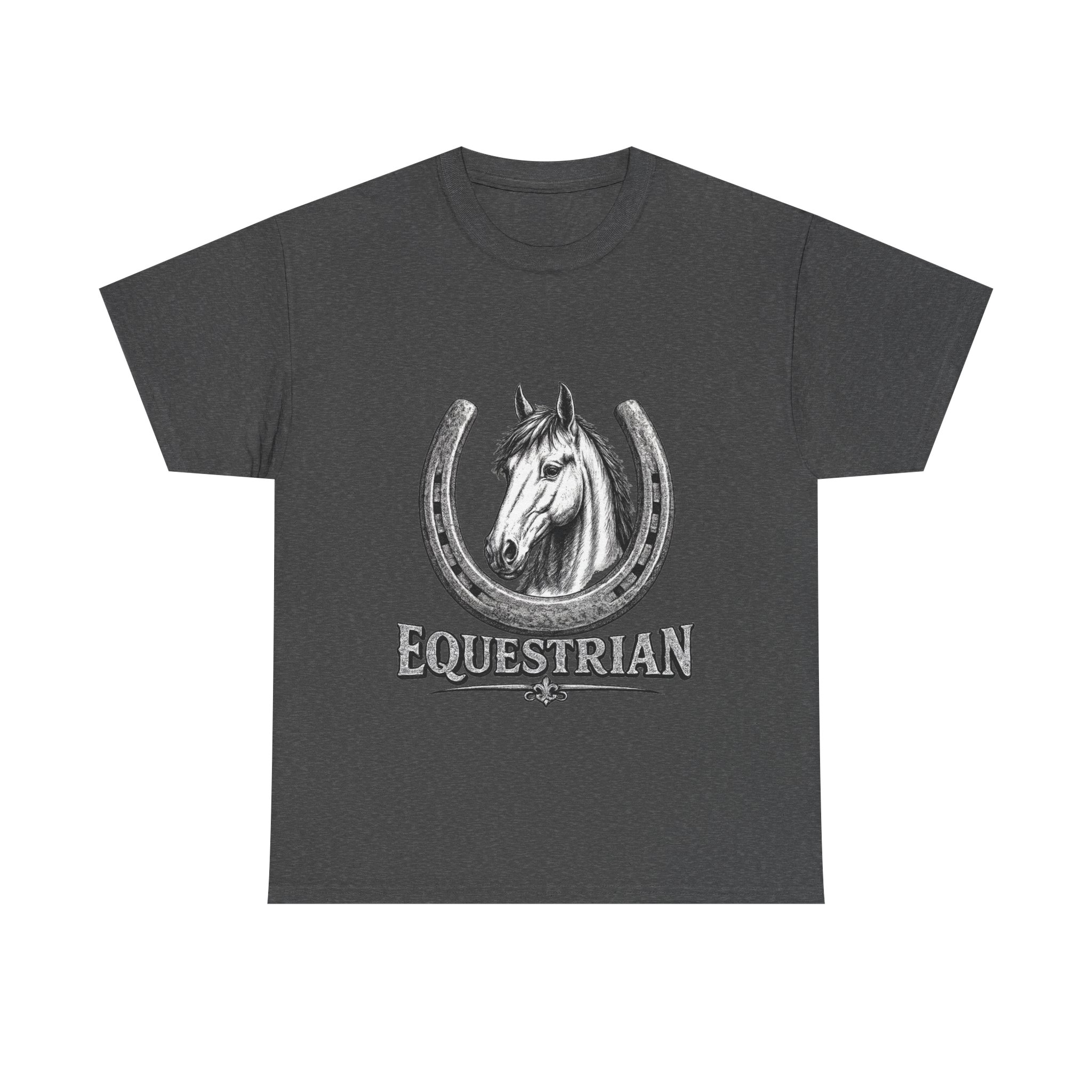 Equestrian Horse Horseshoe T-Shirt — Vintage Riding Tee - Image 5