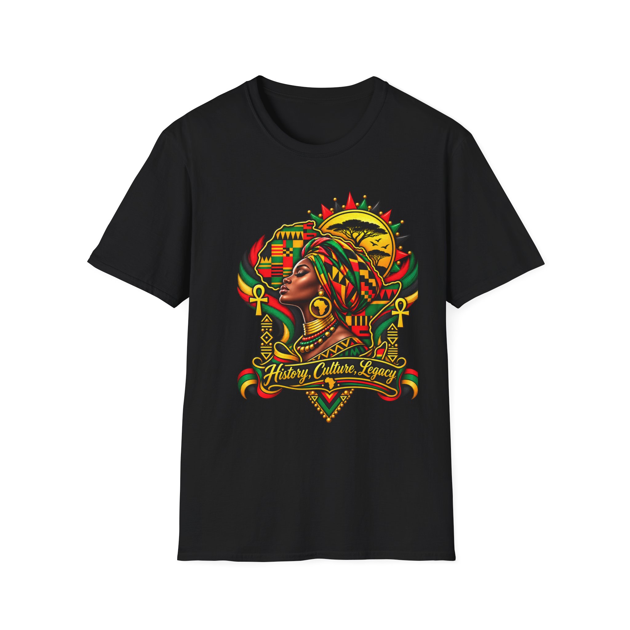 African Queen Graphic T-Shirt — Heritage, Culture, Legacy Design - Image 3