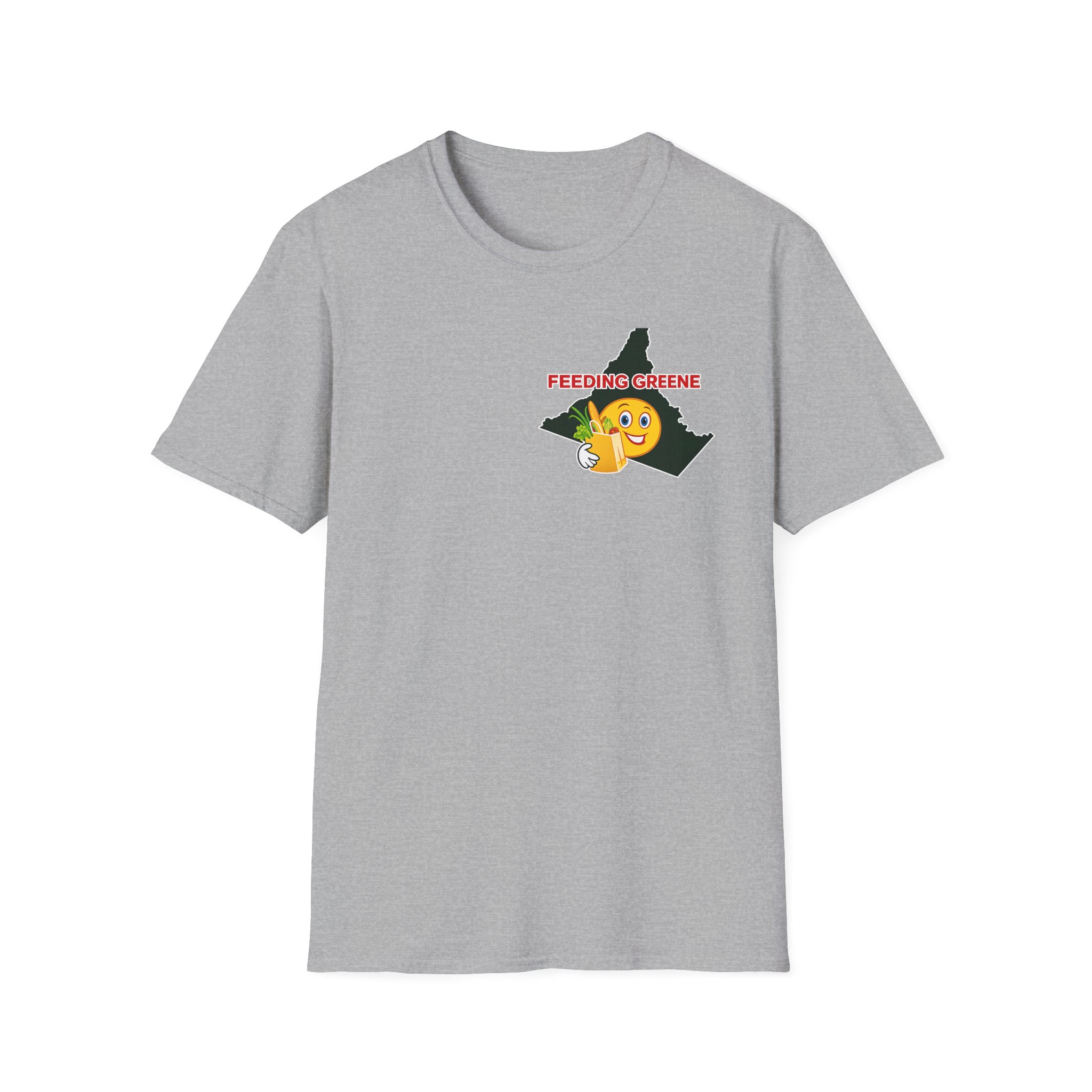 Feeding Greene T-Shirt — Virginia County Food Bank Support Tee - Image 10