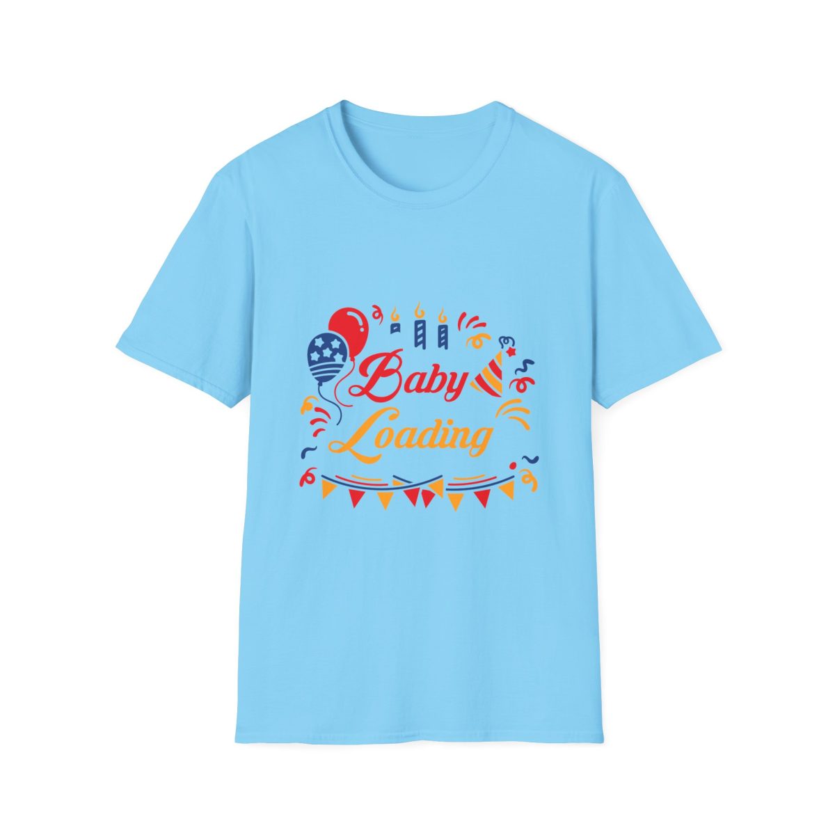Baby Loading Maternity T-Shirt — Cute Pregnancy Announcement Tee
