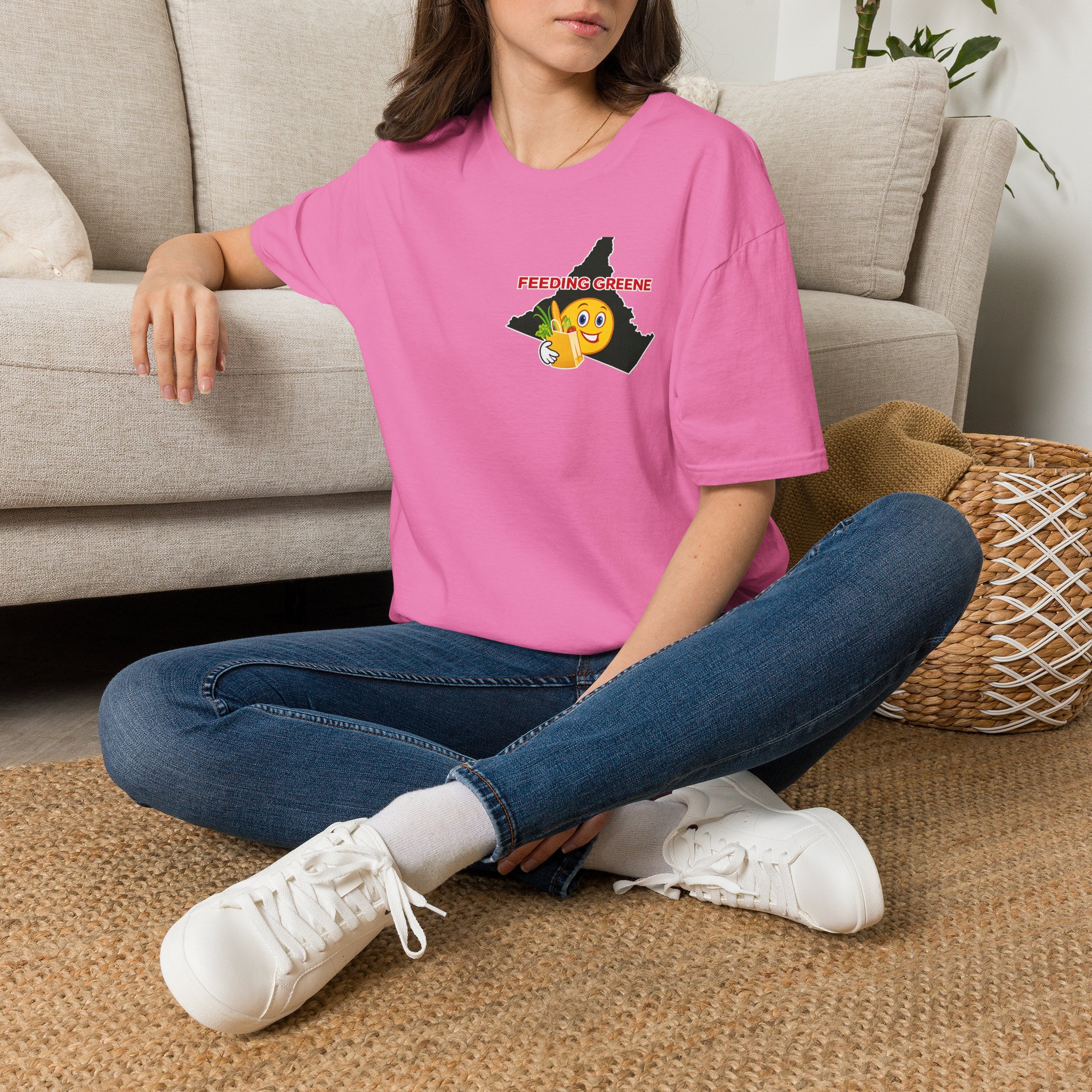 Feeding Greene T-Shirt — Virginia County Food Bank Support Tee - Image 42