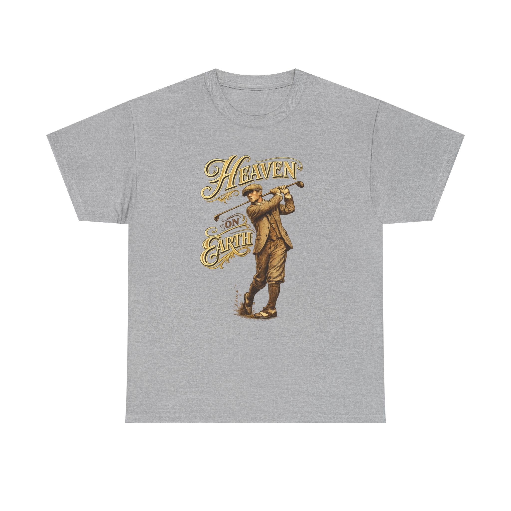 Vintage Golfer "Heaven on Earth" T-Shirt - Image 5
