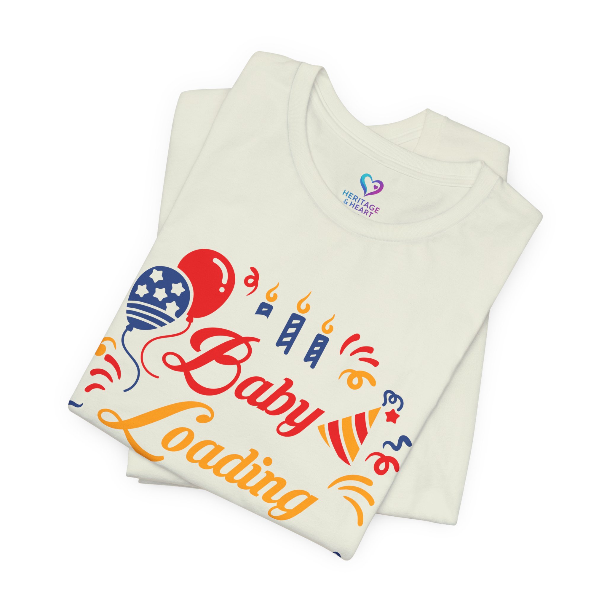 Baby Loading Tee – Cute Pregnancy Announcement T-Shirt - Image 8