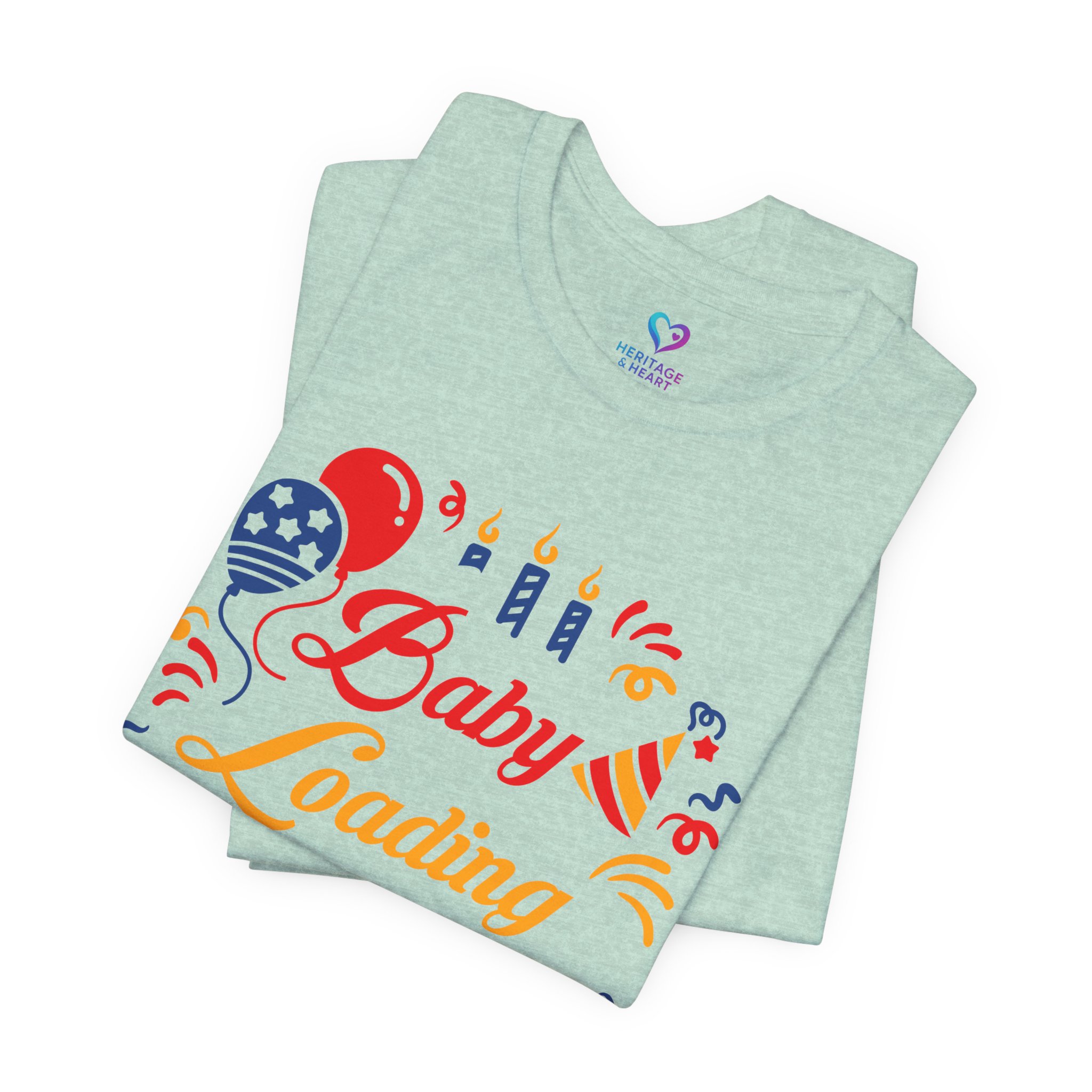 Baby Loading Tee – Cute Pregnancy Announcement T-Shirt - Image 10