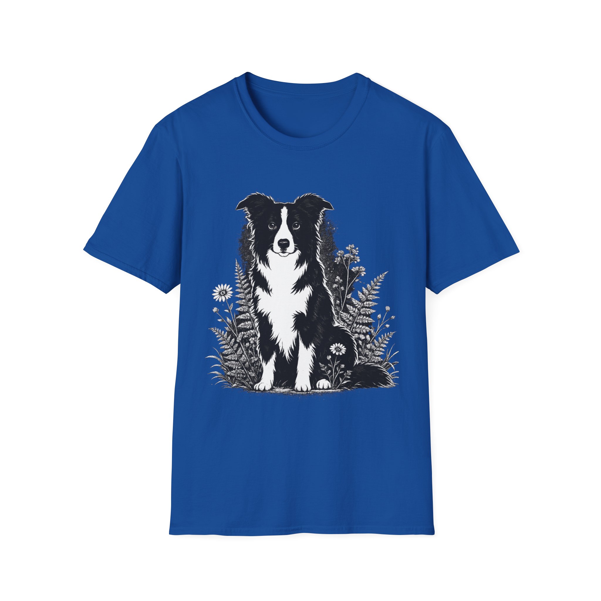 Border Collie Pocket Tee — Minimal Dog Silhouette T-Shirt - Image 27