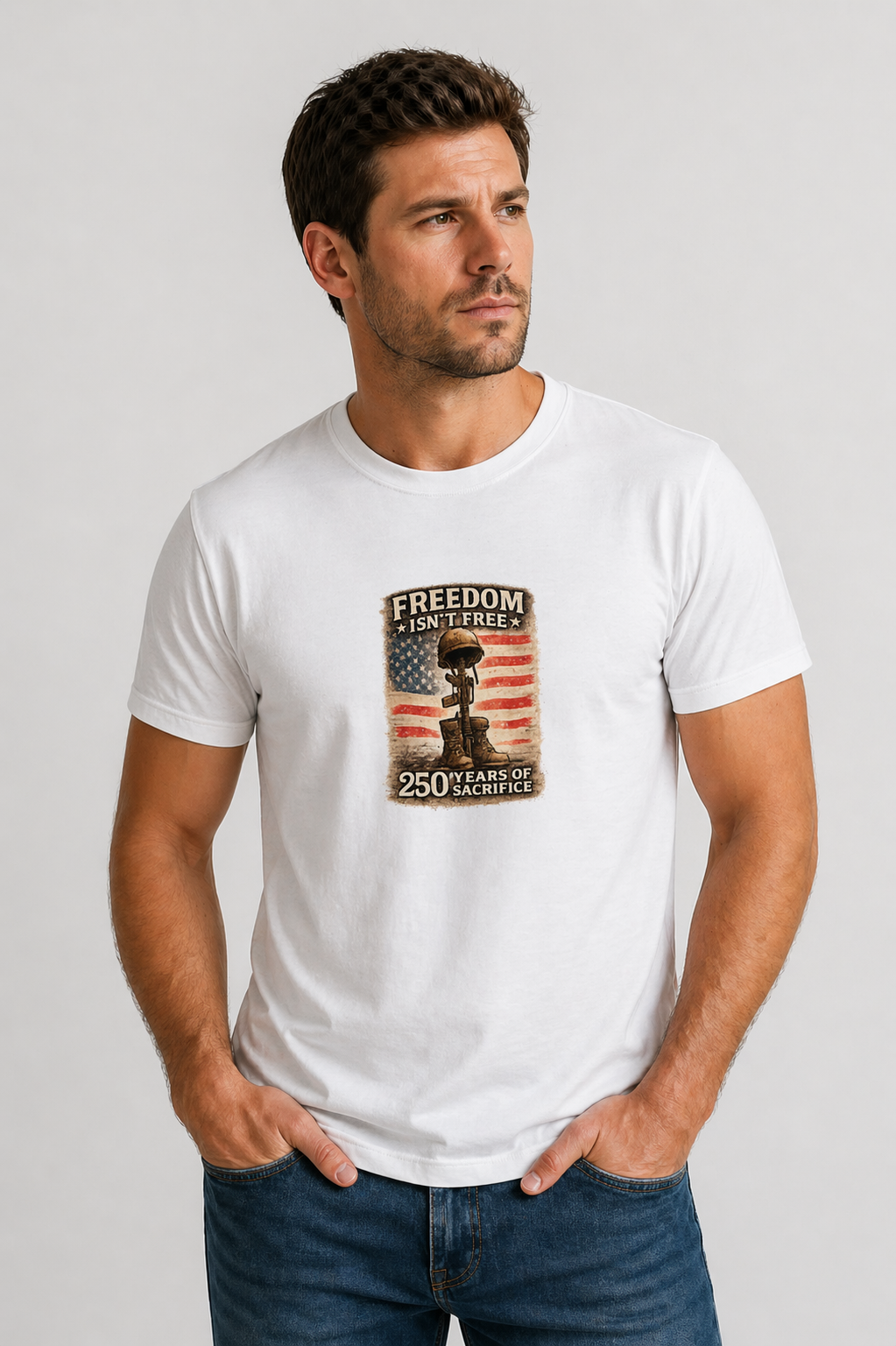 Freedom Isn't Free 250 Years Tee - Image 2