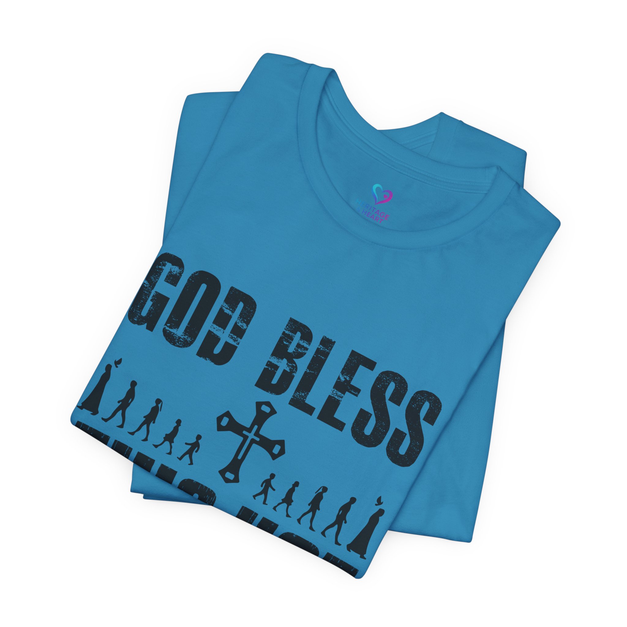 T-Shirt — "God Bless This Hot Mess" Funny Christian Graphic Tee - Image 12