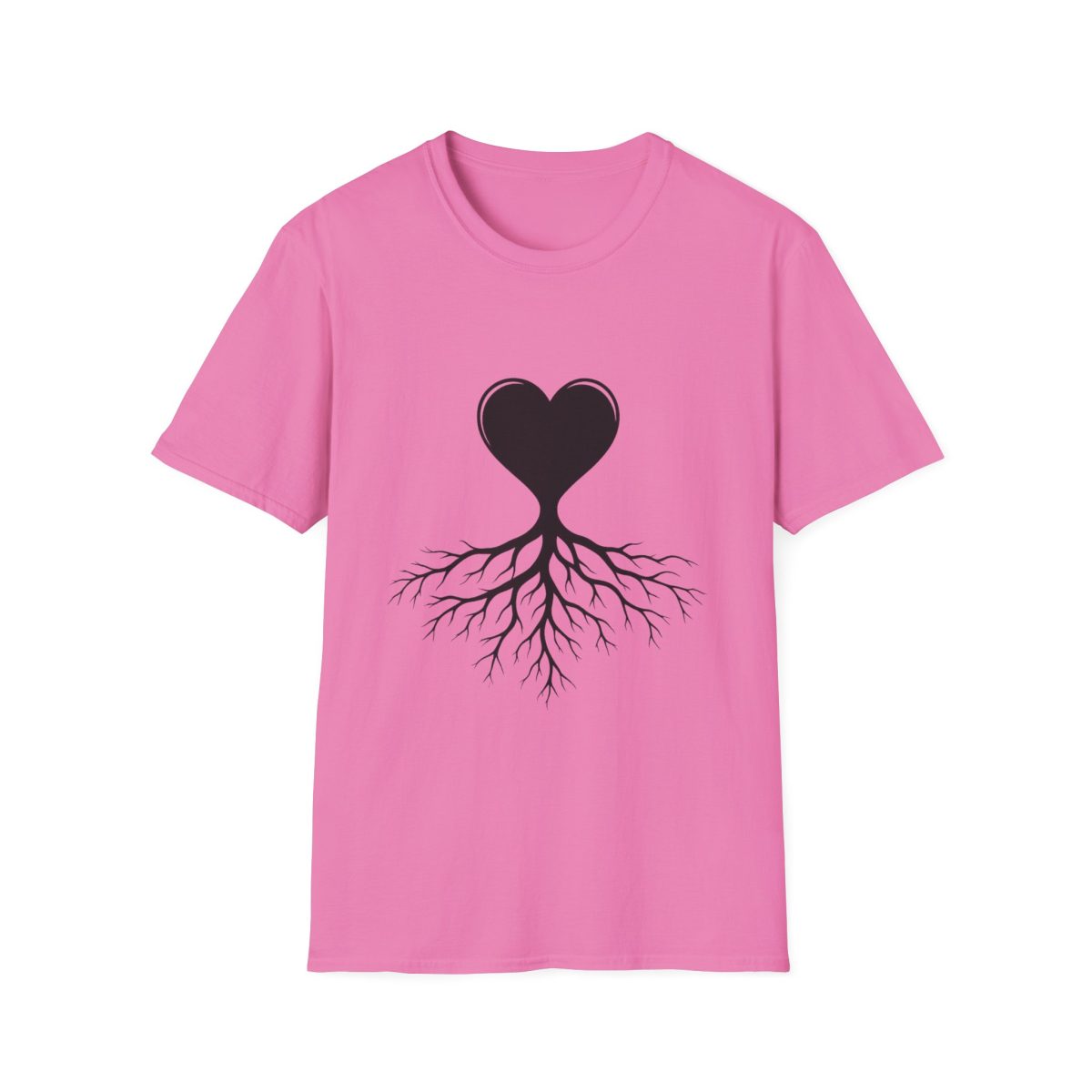 Heart with Roots T-Shirt — Botanical Love Graphic Tee