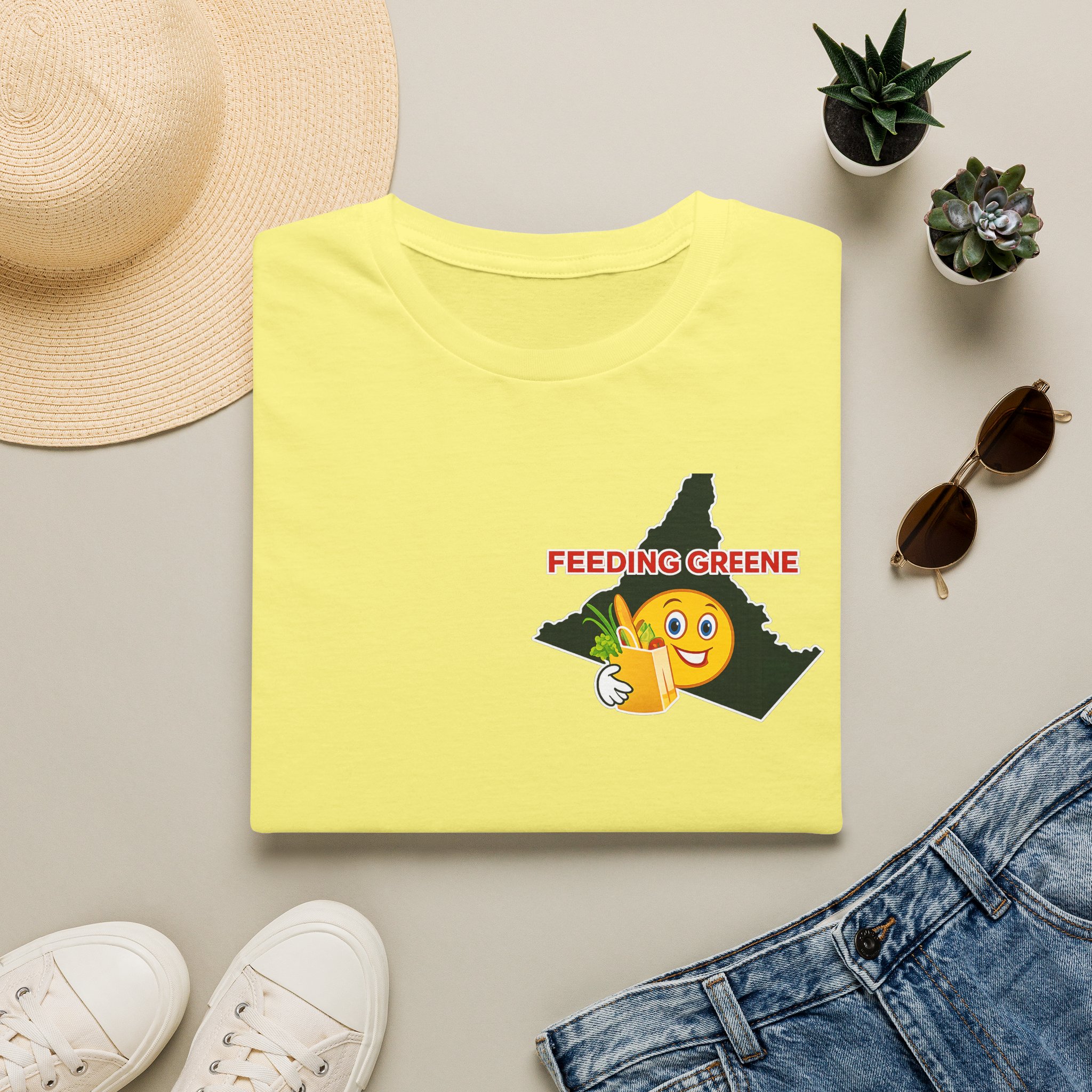 Feeding Greene T-Shirt — Virginia County Food Bank Support Tee - Image 13