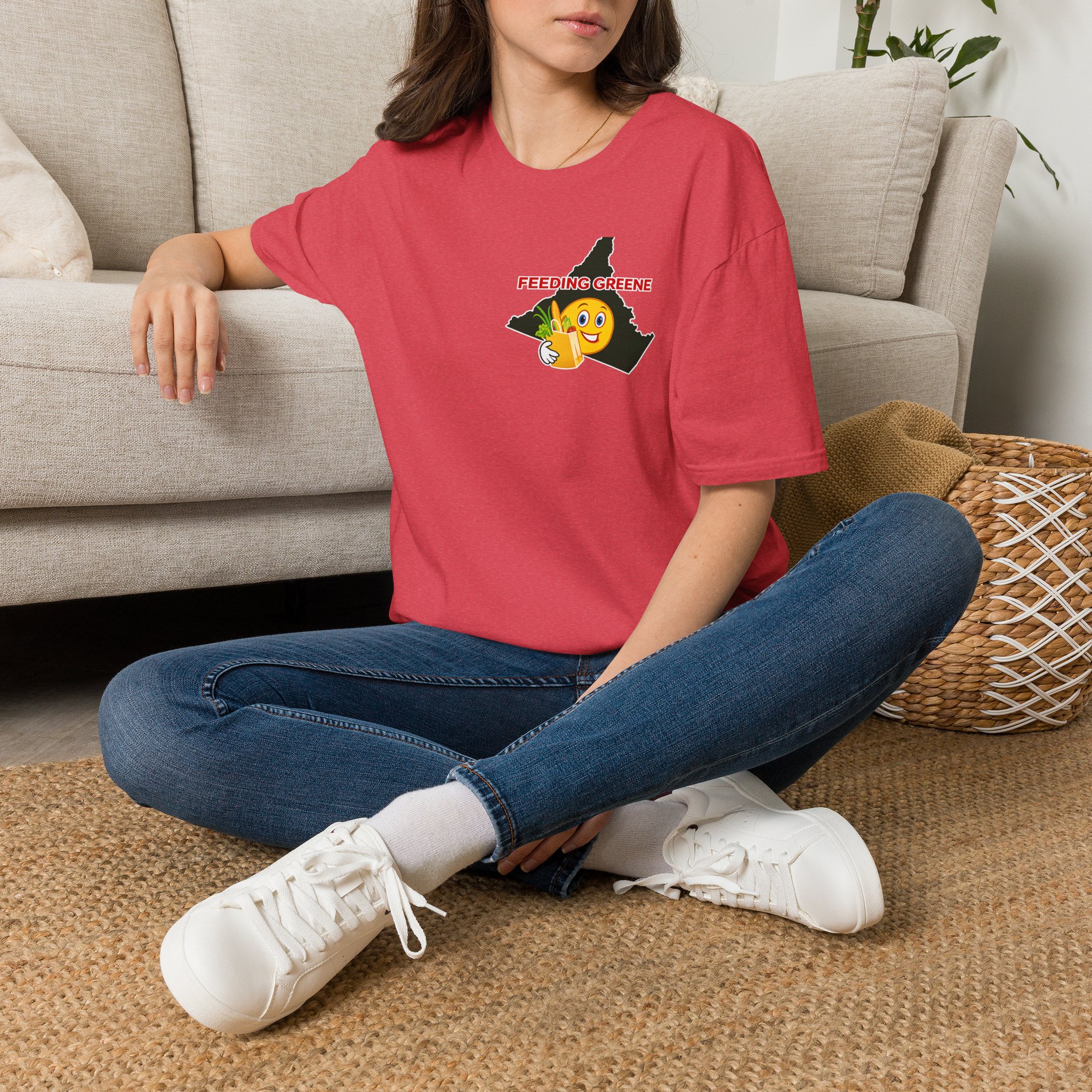 Feeding Greene T-Shirt — Virginia County Food Bank Support Tee - Image 50