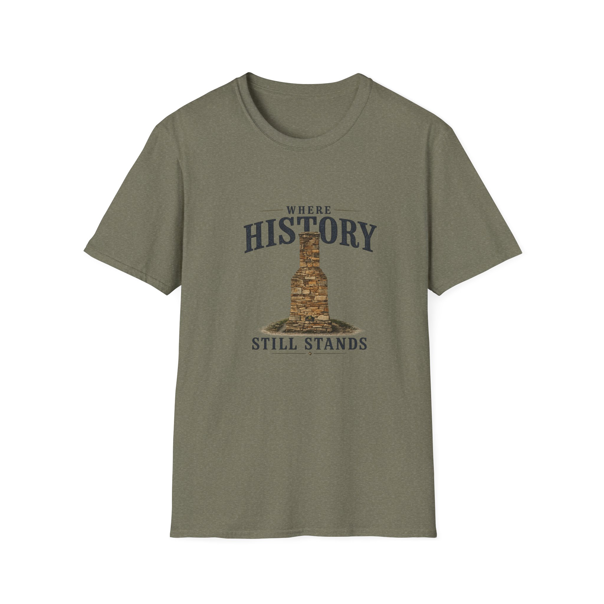 History Monument T-Shirt — "Where History Still Stands" Vintage Memorial Tee - Image 5