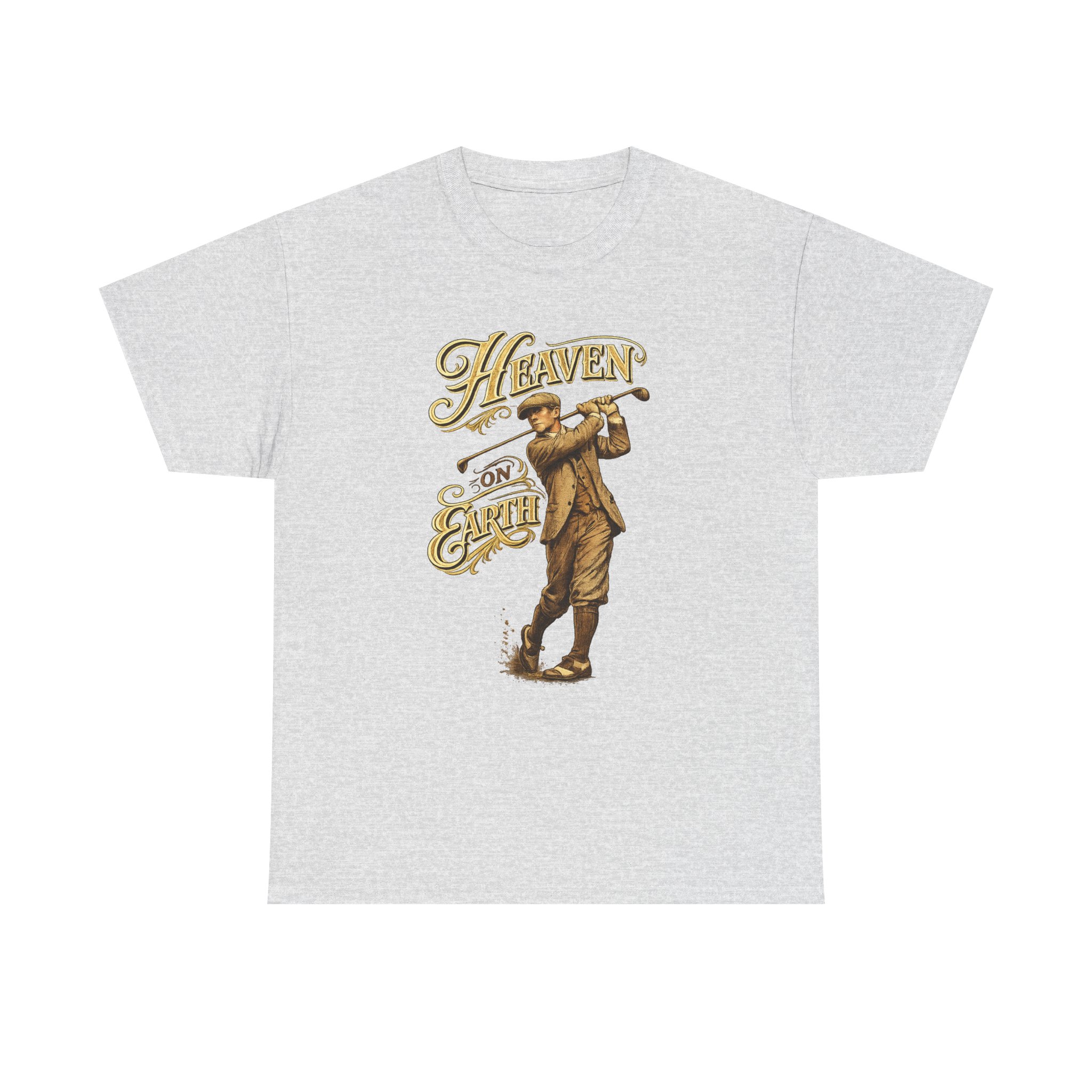 Vintage Golfer "Heaven on Earth" T-Shirt - Image 3