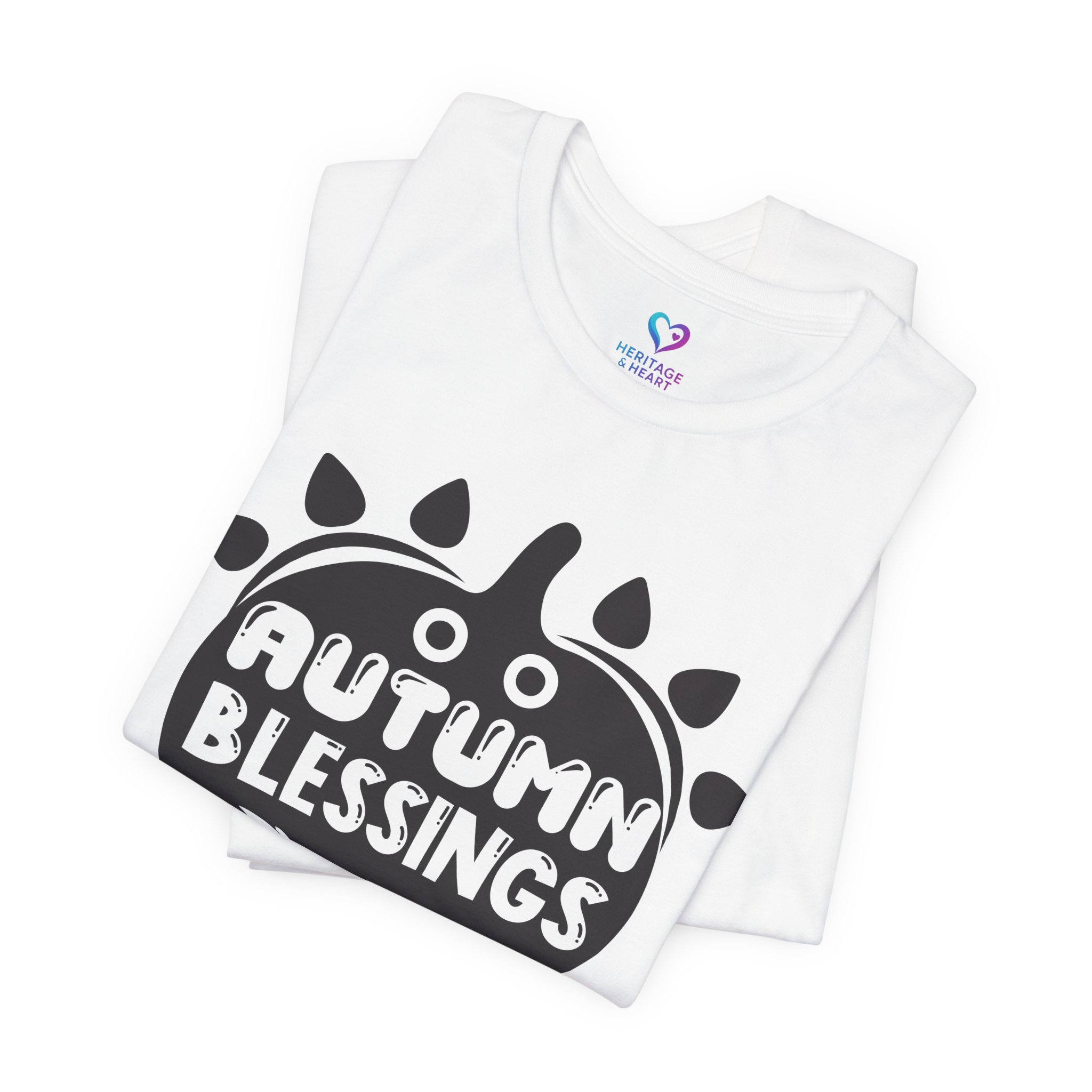 Autumn Blessings Tee – Cute T-Shirt - Image 4