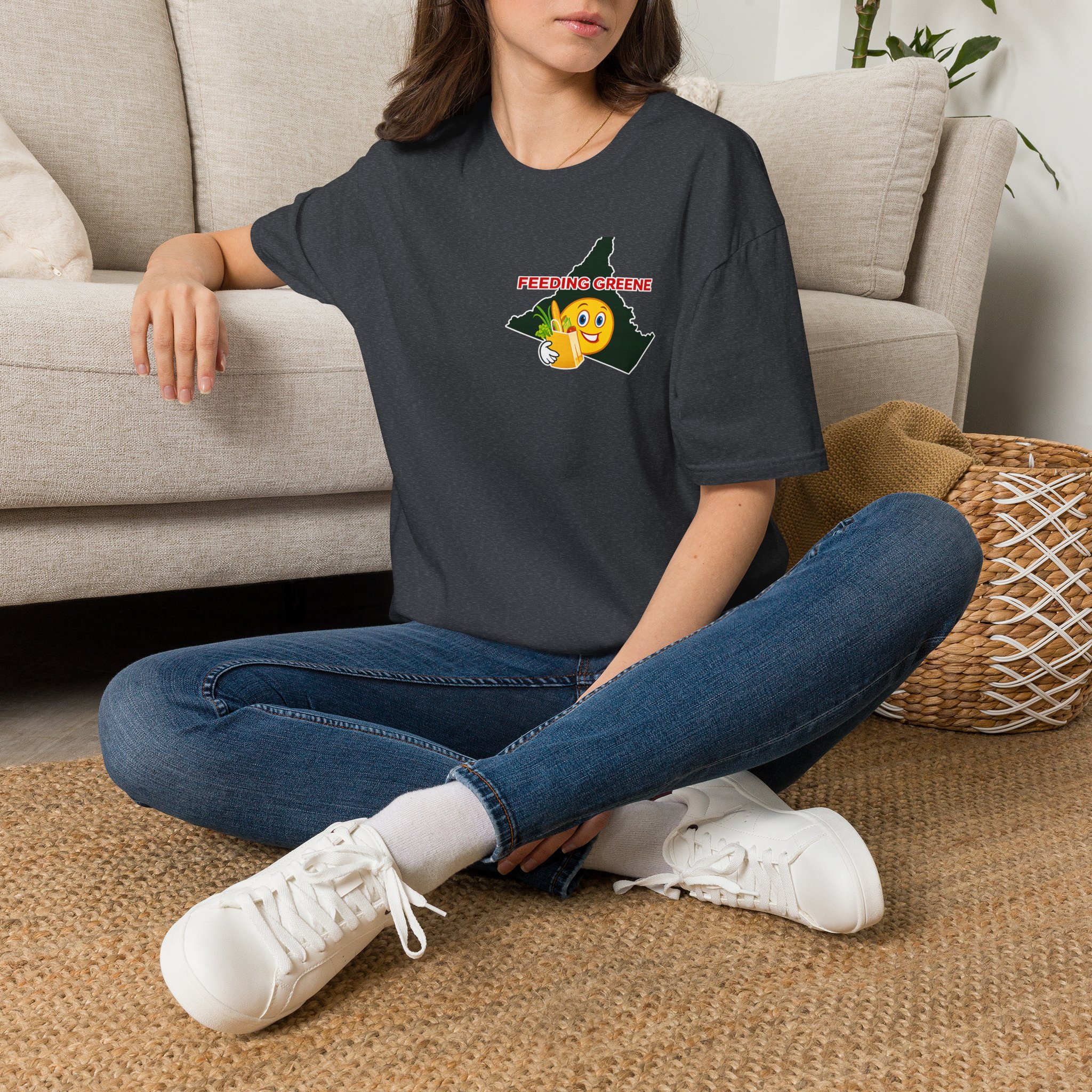 Feeding Greene T-Shirt — Virginia County Food Bank Support Tee - Image 34