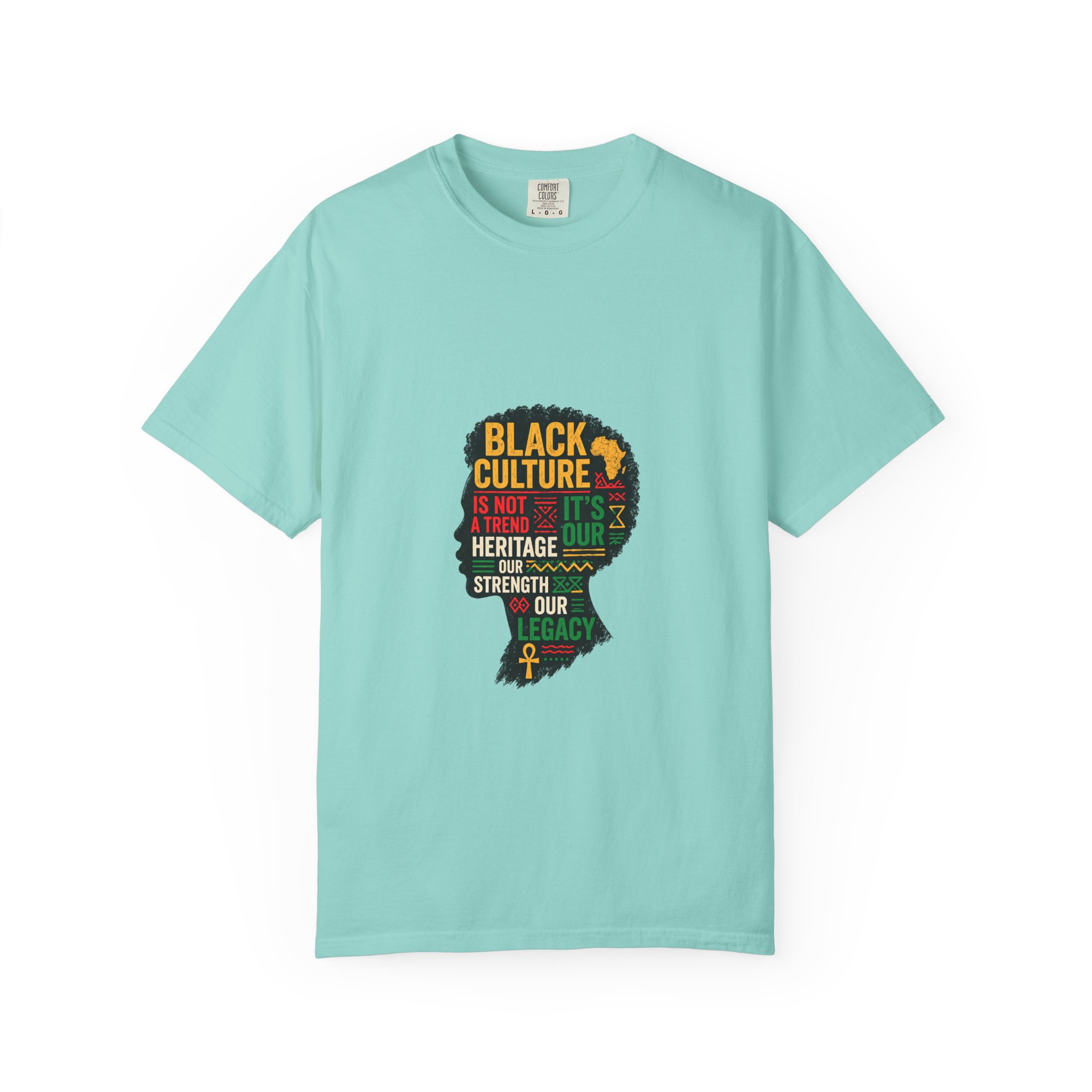 Black Culture Silhouette T-Shirt — "Black Culture Is Not a Trend" Heritage Tee - Image 7