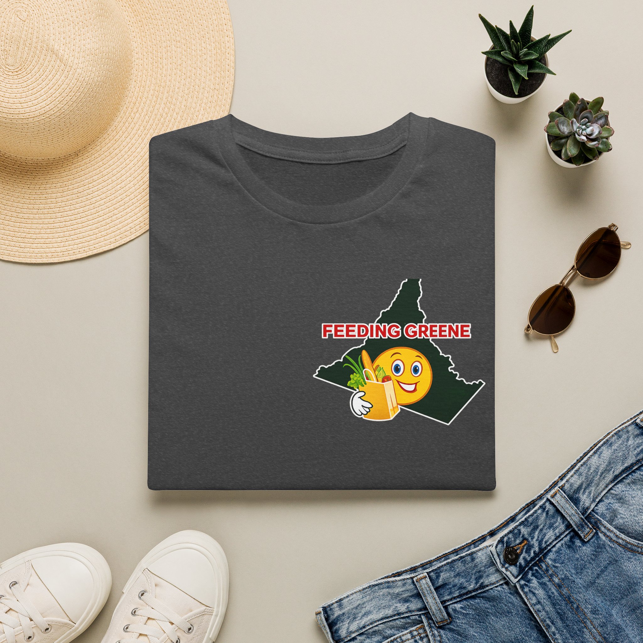 Feeding Greene T-Shirt — Virginia County Food Bank Support Tee - Image 29