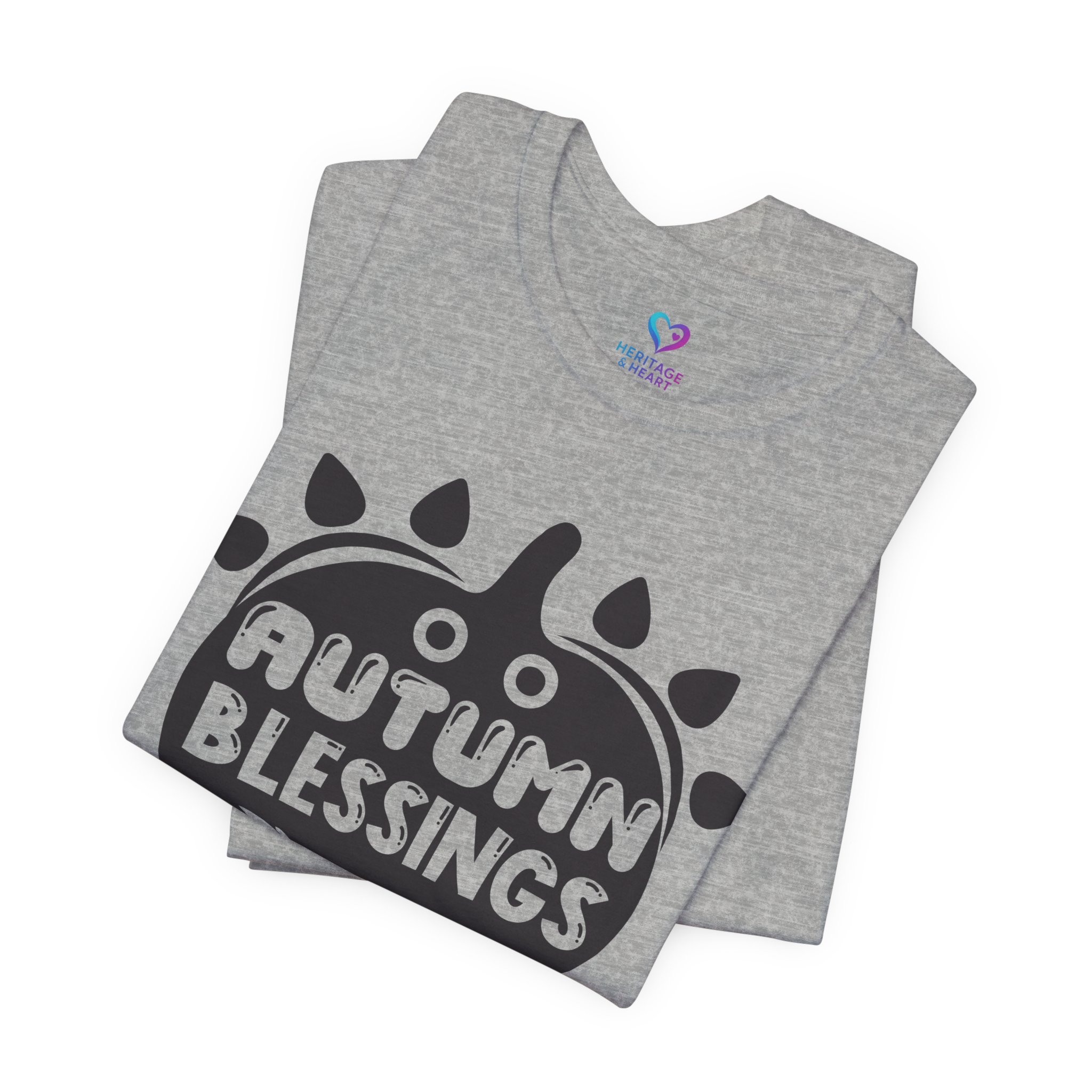 Autumn Blessings Tee – Cute T-Shirt - Image 2