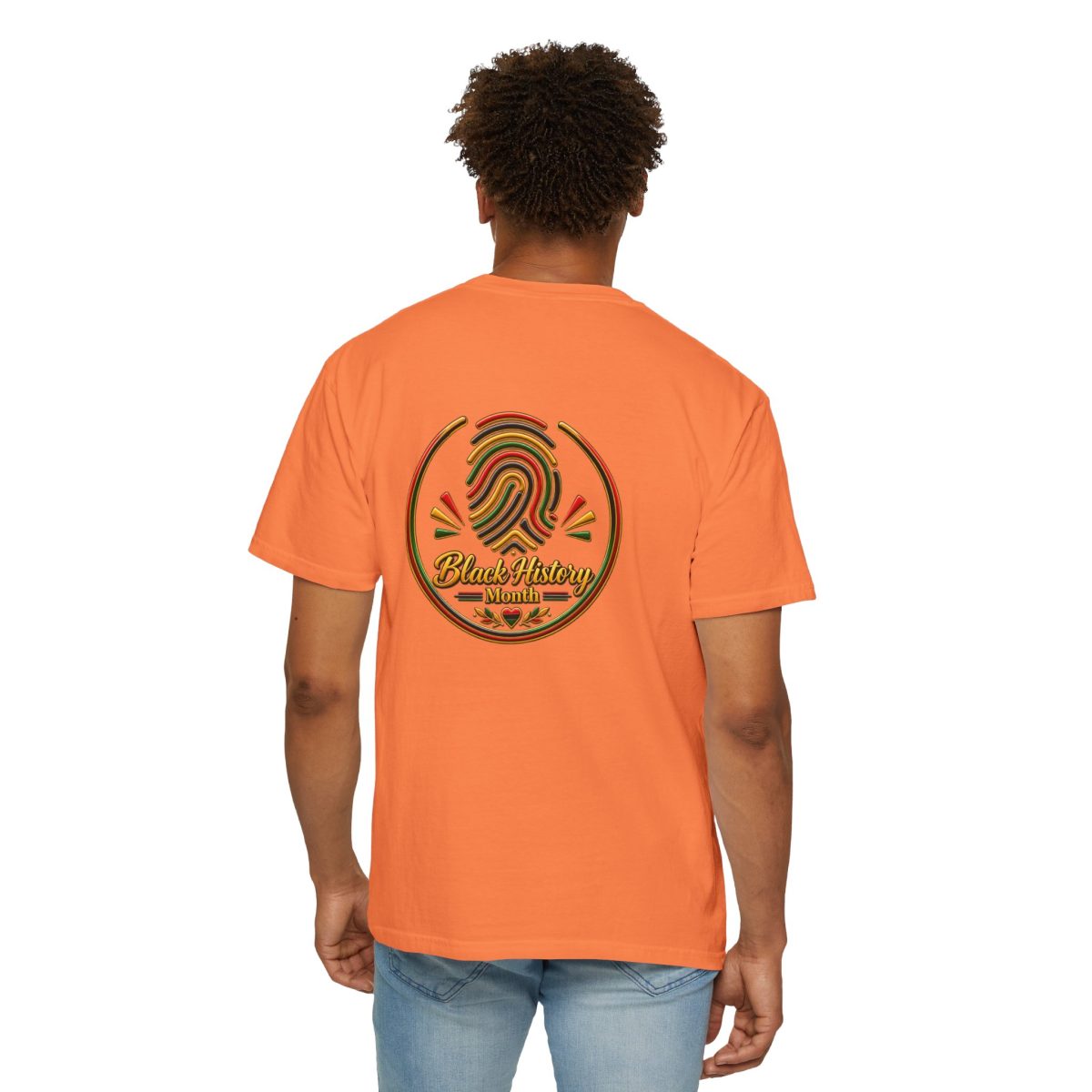 Black History Month Fingerprint T-Shirt – Afrocentric Pride Tee