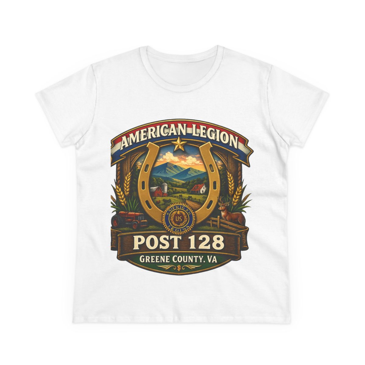 American Legion Post 128 Greene County VA Women's T‑Shirt