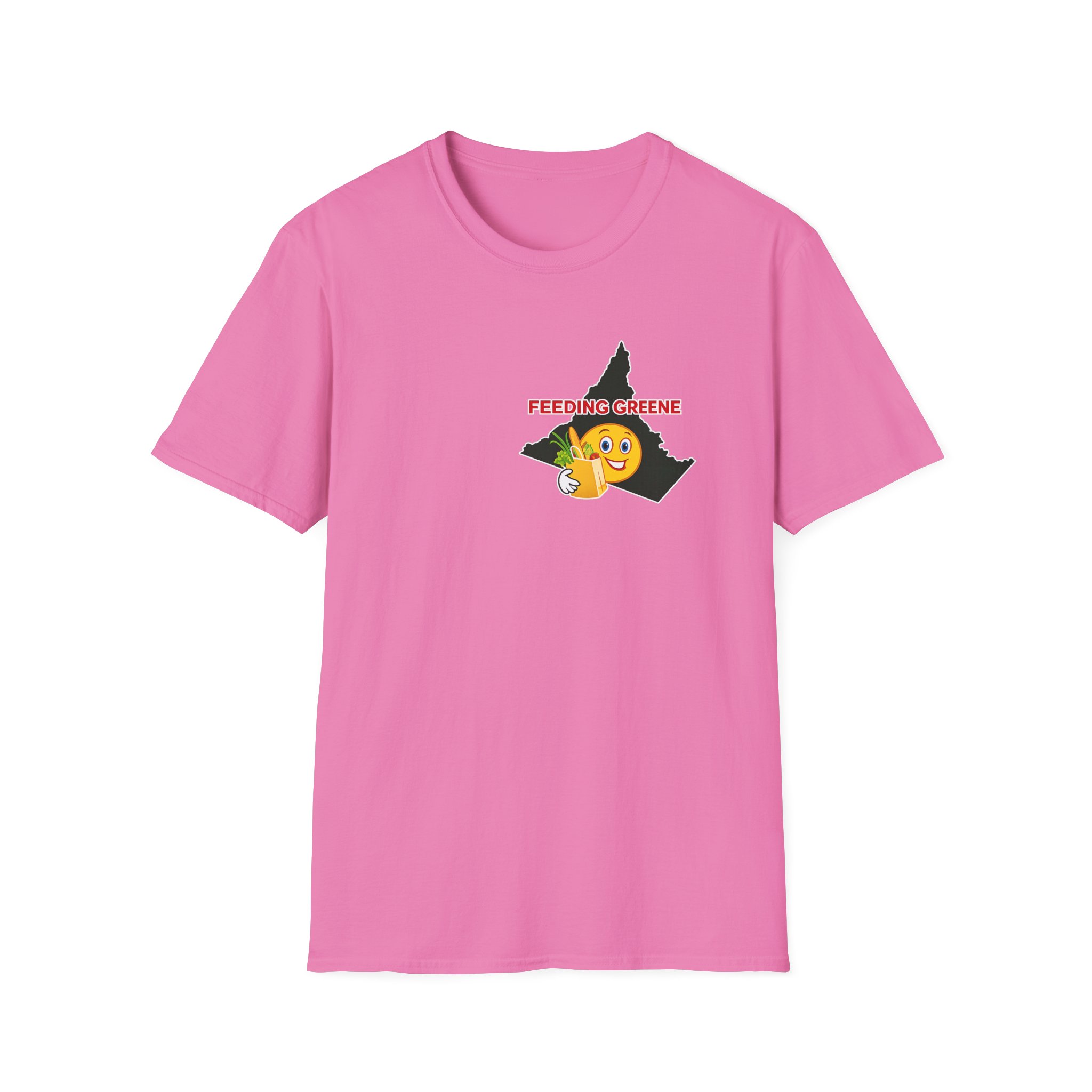 Feeding Greene State Outline T-Shirt — Funny Emoji “Feeding Greene” Local Pride Tee - Image 51