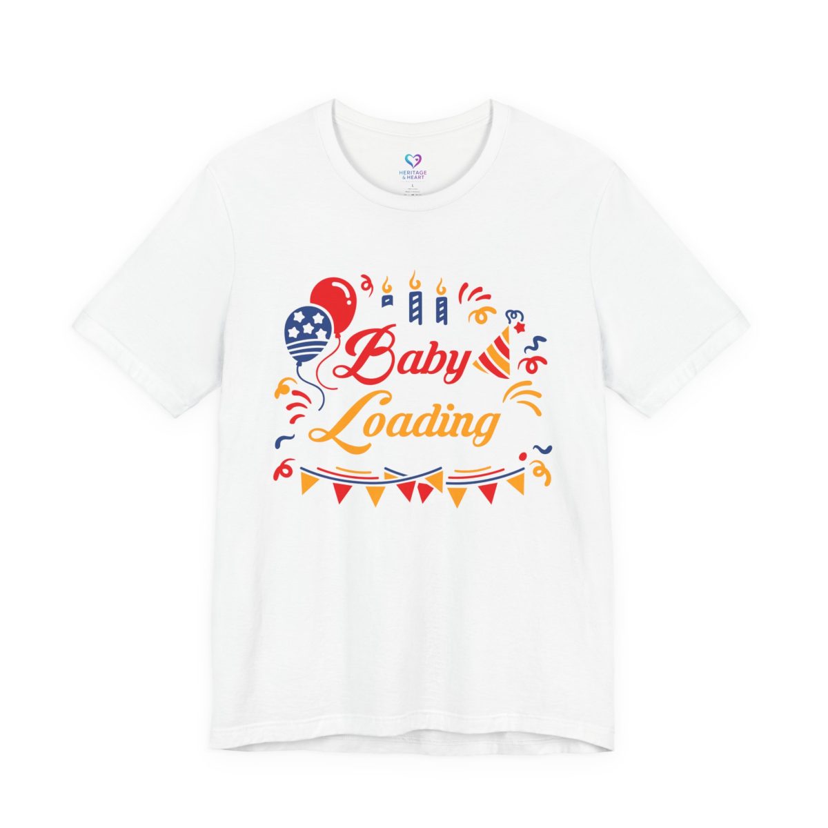 Baby Loading Tee – Cute Pregnancy Announcement T-Shirt