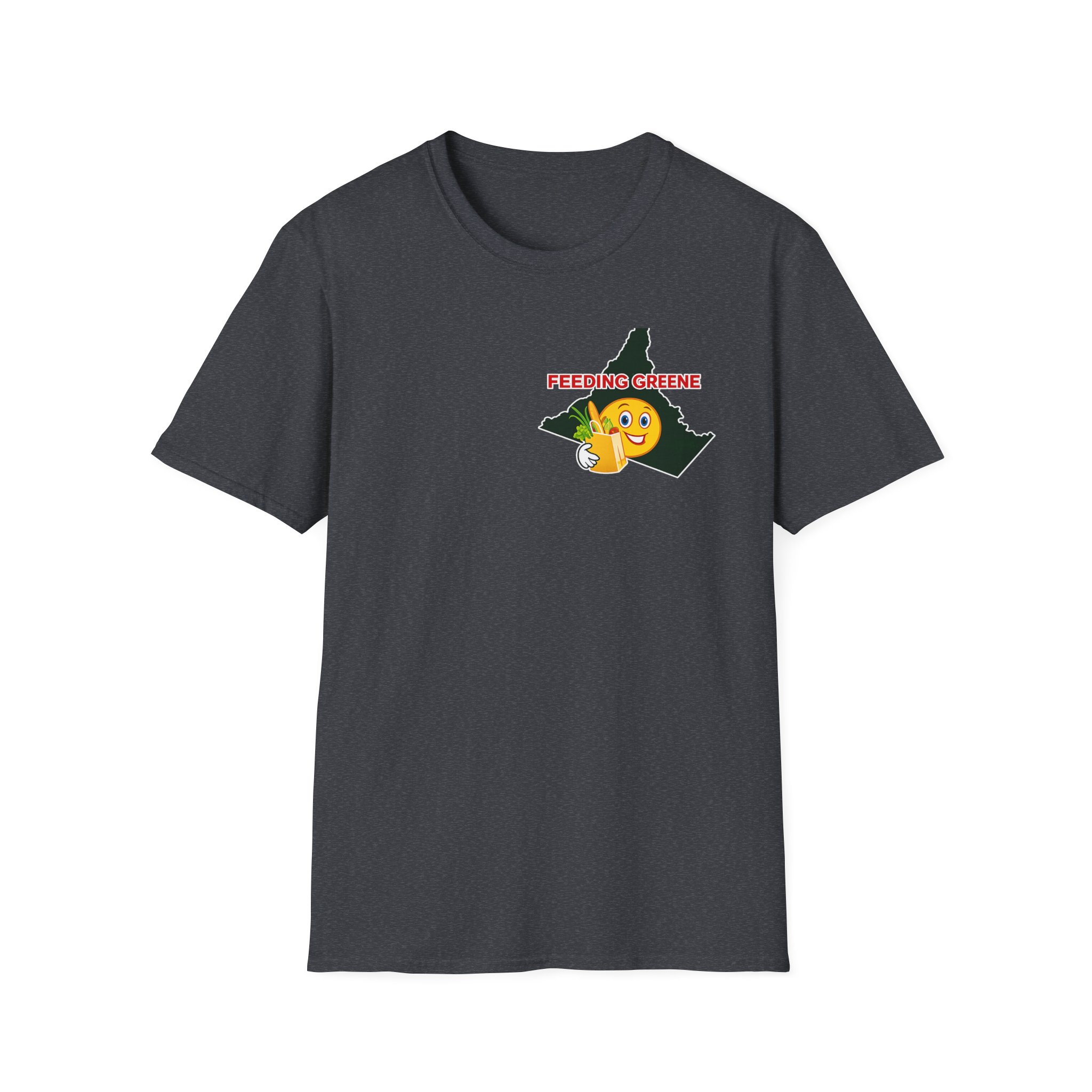 Feeding Greene T-Shirt — Virginia County Food Bank Support Tee - Image 35