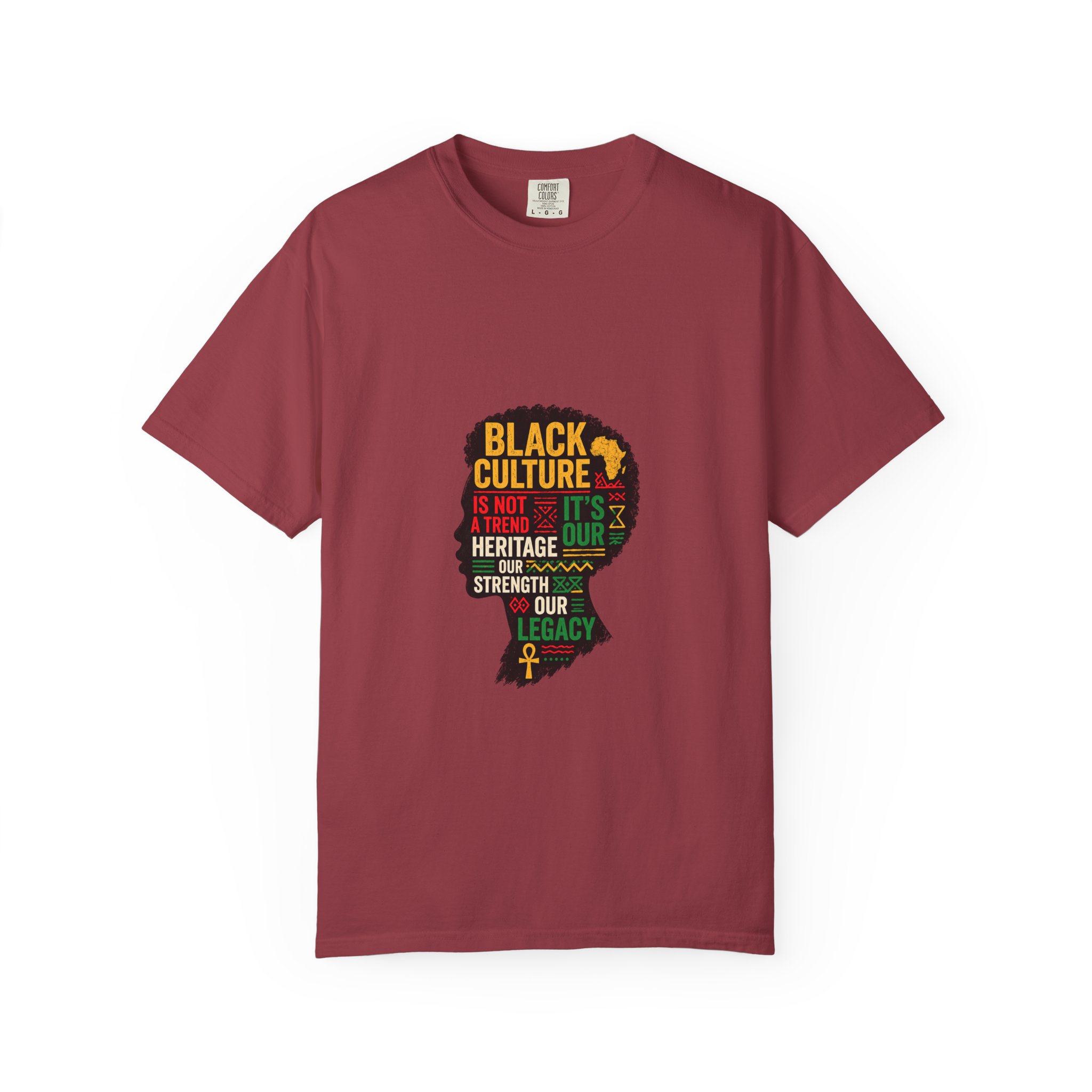 Black Culture Silhouette T-Shirt — "Black Culture Is Not a Trend" Heritage Tee - Image 14