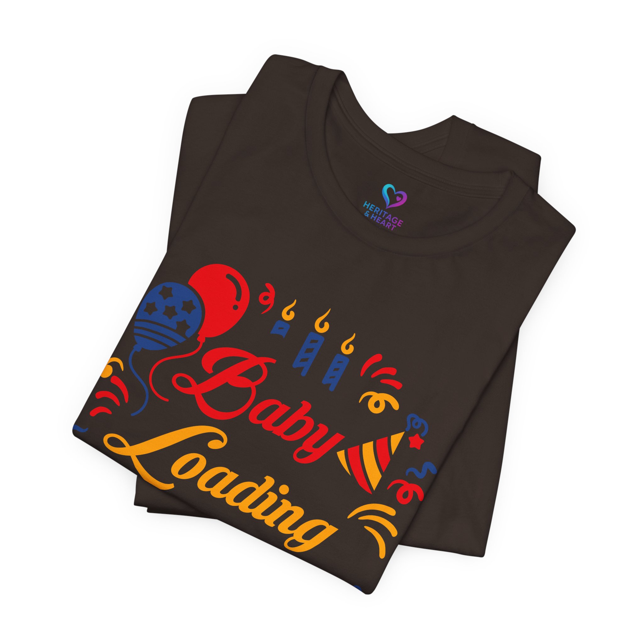 Baby Loading Tee – Cute Pregnancy Announcement T-Shirt - Image 4