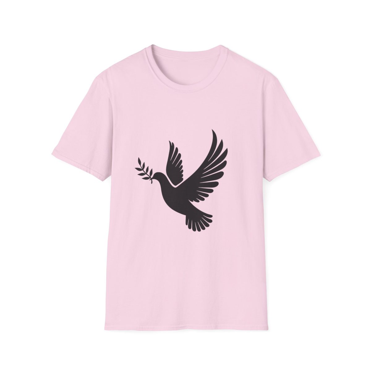 Dove of Peace T‑Shirt – Olive Branch Silhouette Tee