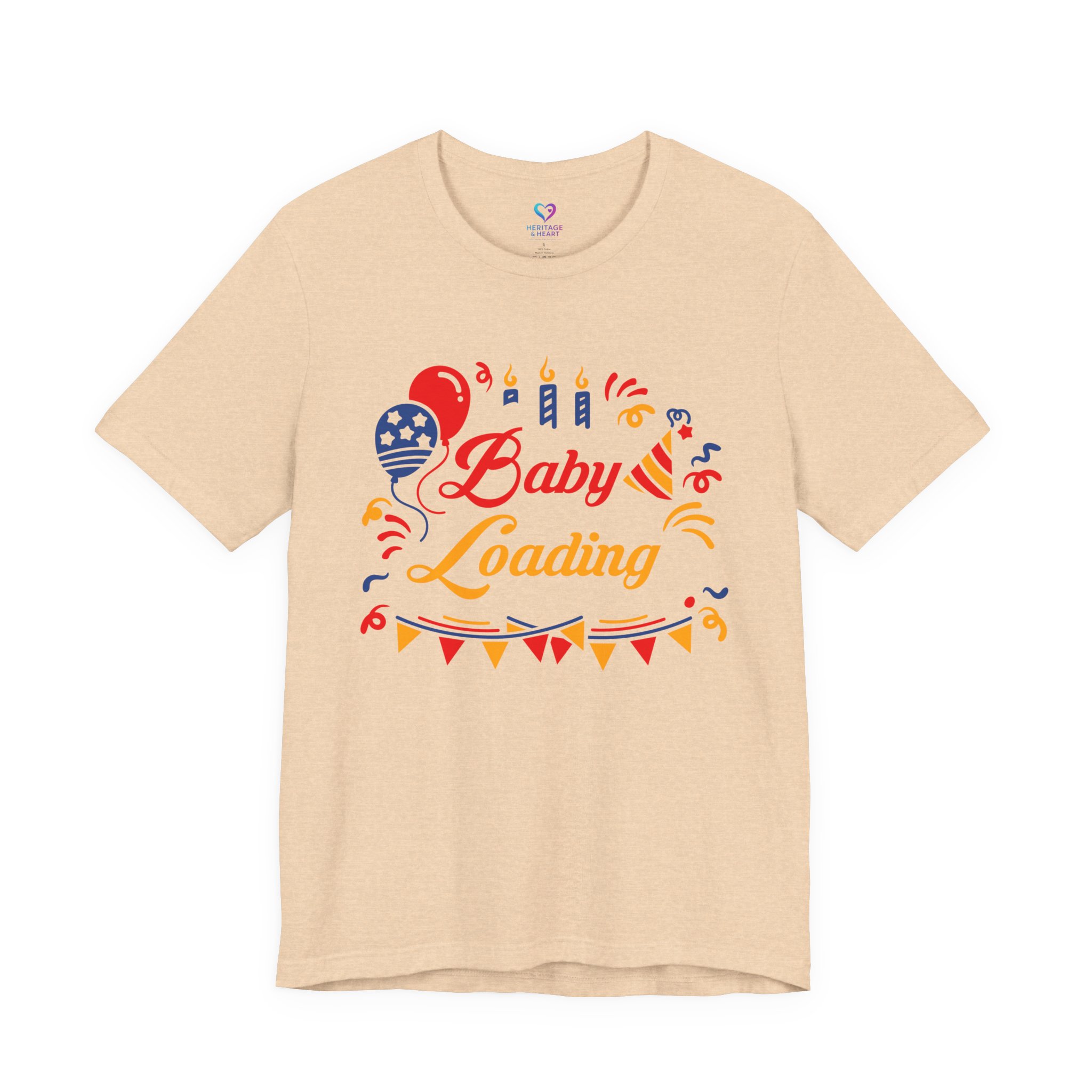 Baby Loading Tee – Cute Pregnancy Announcement T-Shirt - Image 5