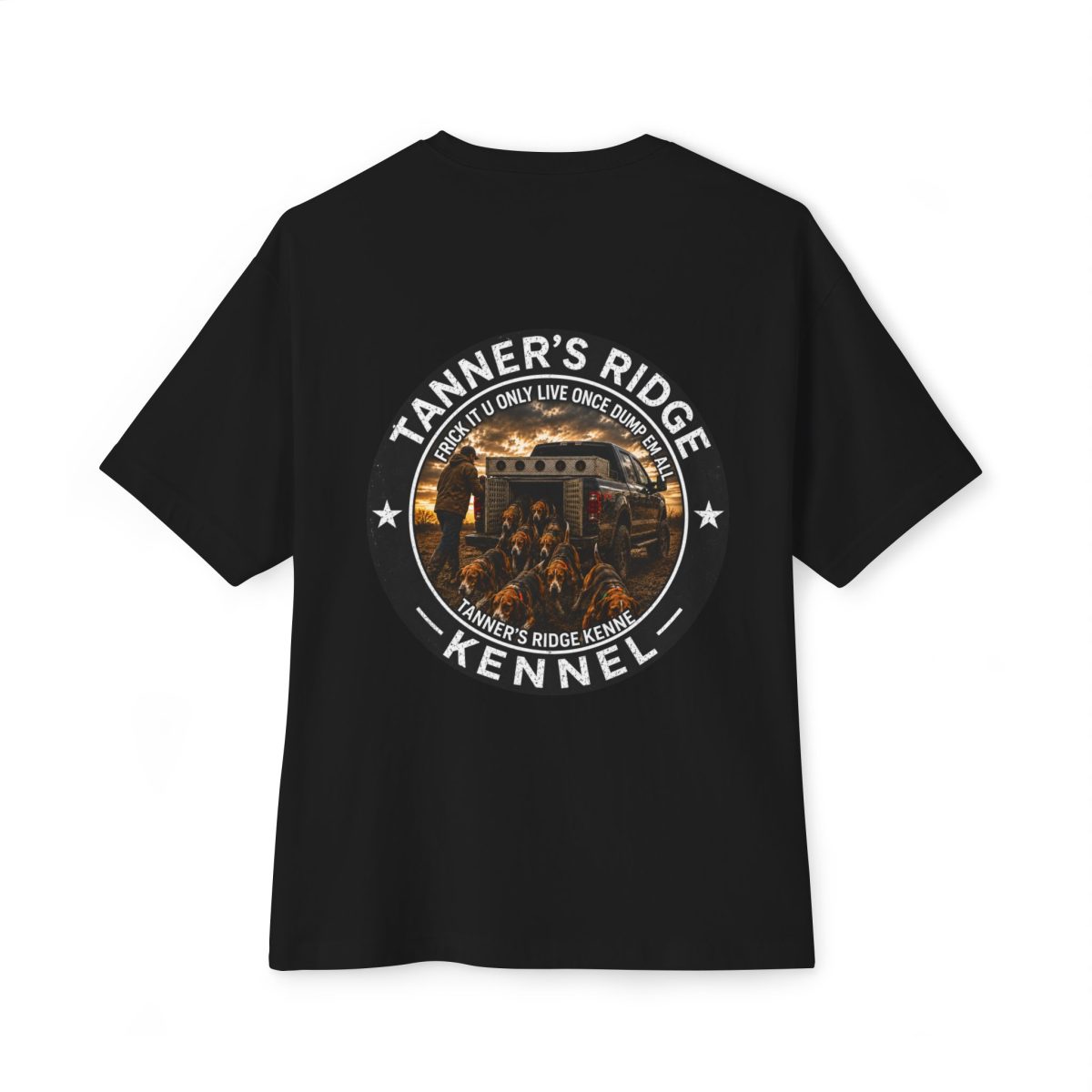 Vintage City Night Tee — "Wanderer's Way" Graphic Pocket Shirt FRONT AND BACK