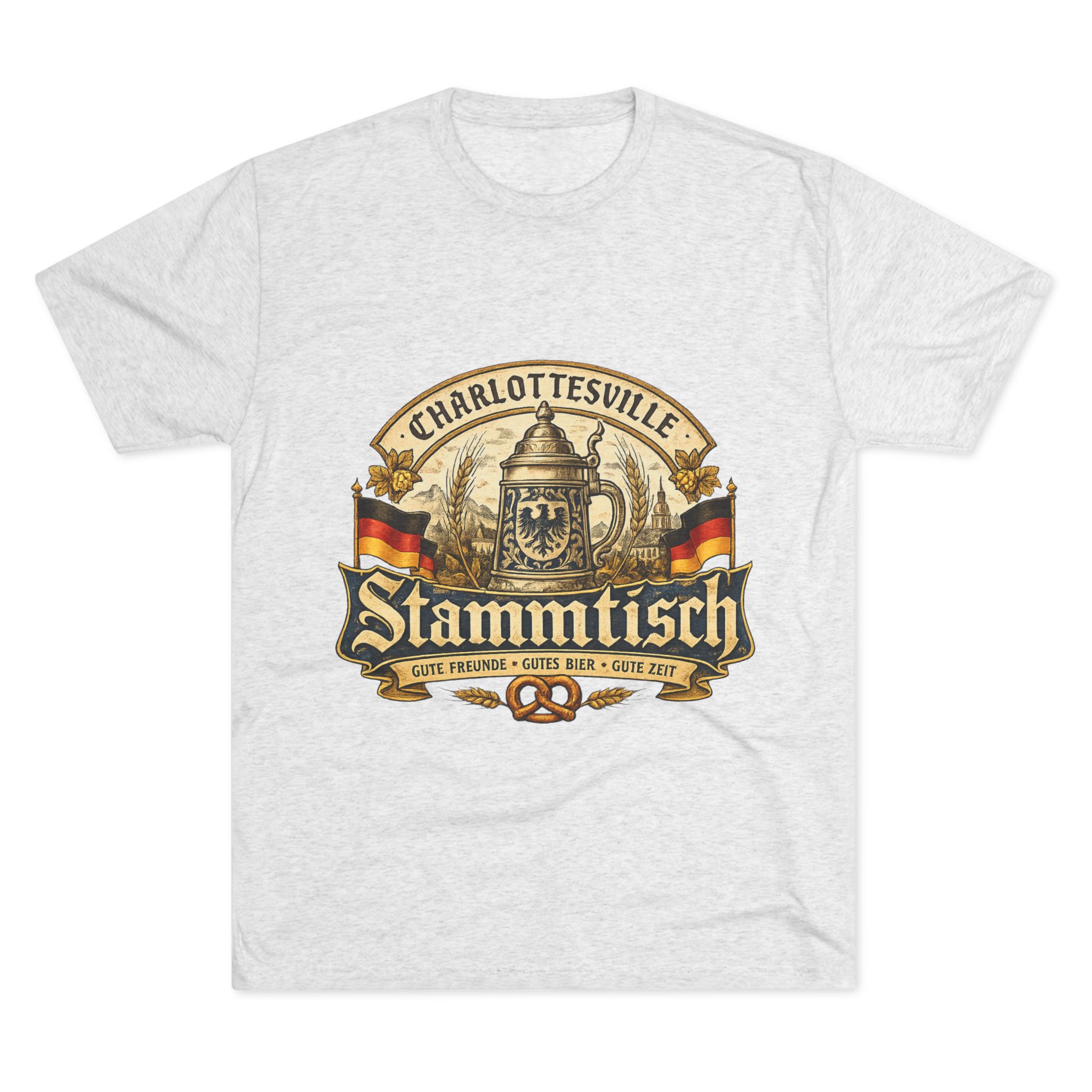 Stammtisch Charlottesville Beer Tee — Vintage German Pub T-Shirt