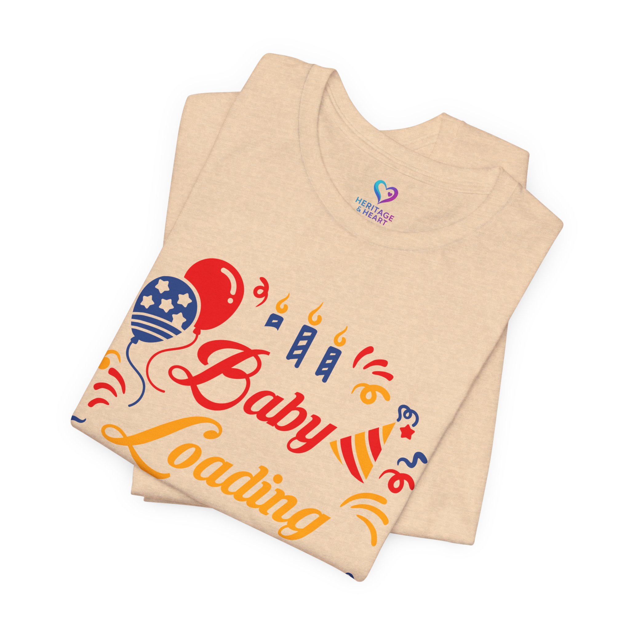 Baby Loading Tee – Cute Pregnancy Announcement T-Shirt - Image 6