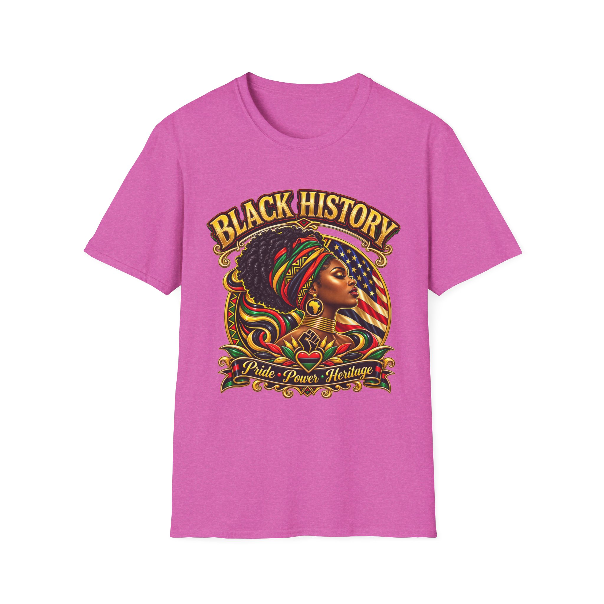 Black History Graphic Tee — Afrocentric Pride Portrait T-Shirt - Image 13