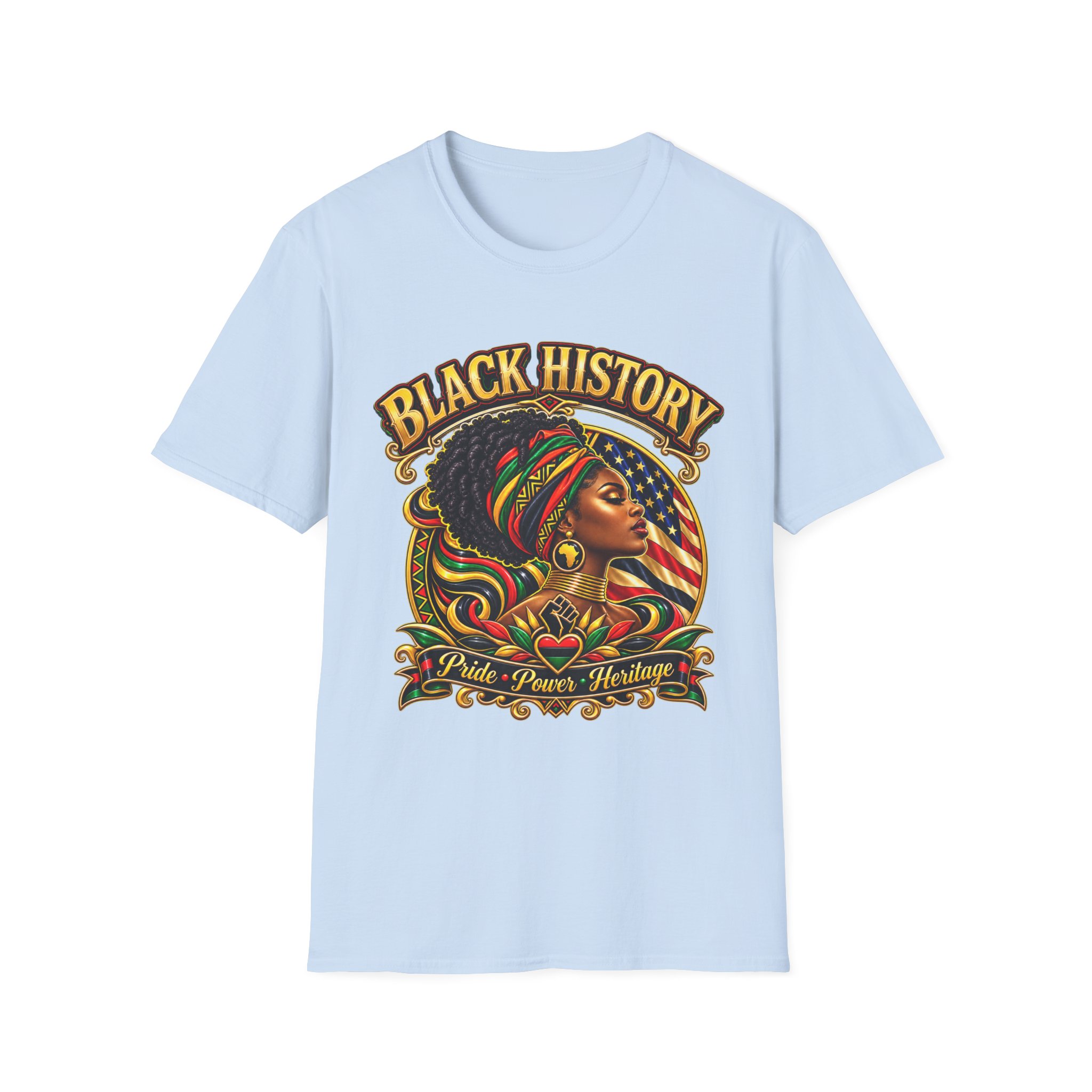 Black History Graphic Tee — Afrocentric Pride Portrait T-Shirt - Image 9