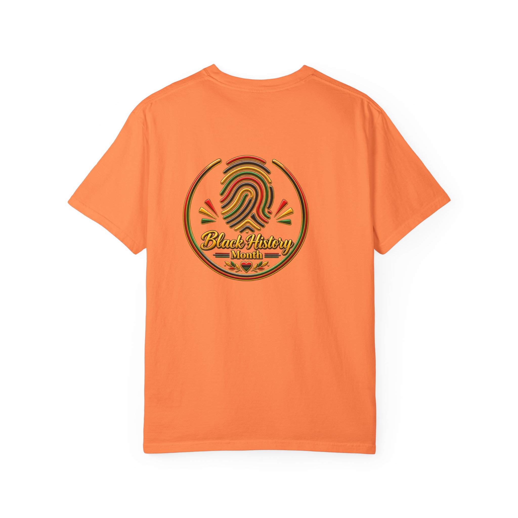 Black History Month Fingerprint T-Shirt – Afrocentric Pride Tee - Image 3