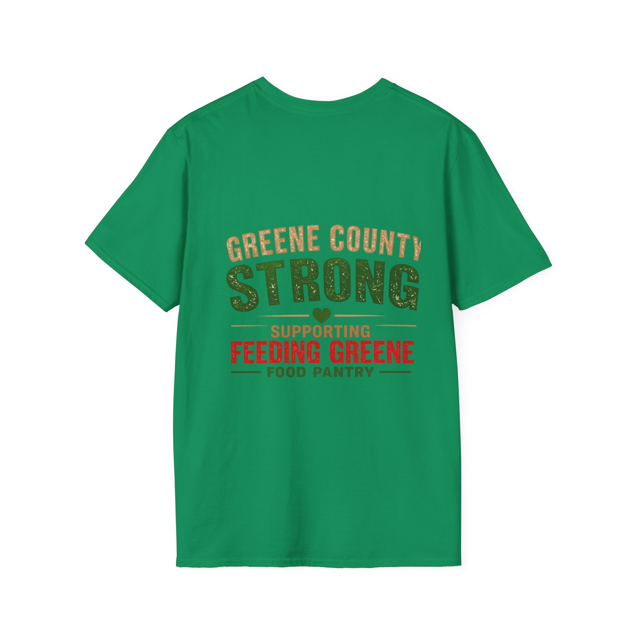 Feeding Greene T-Shirt — Virginia County Food Bank Support Tee - Image 4