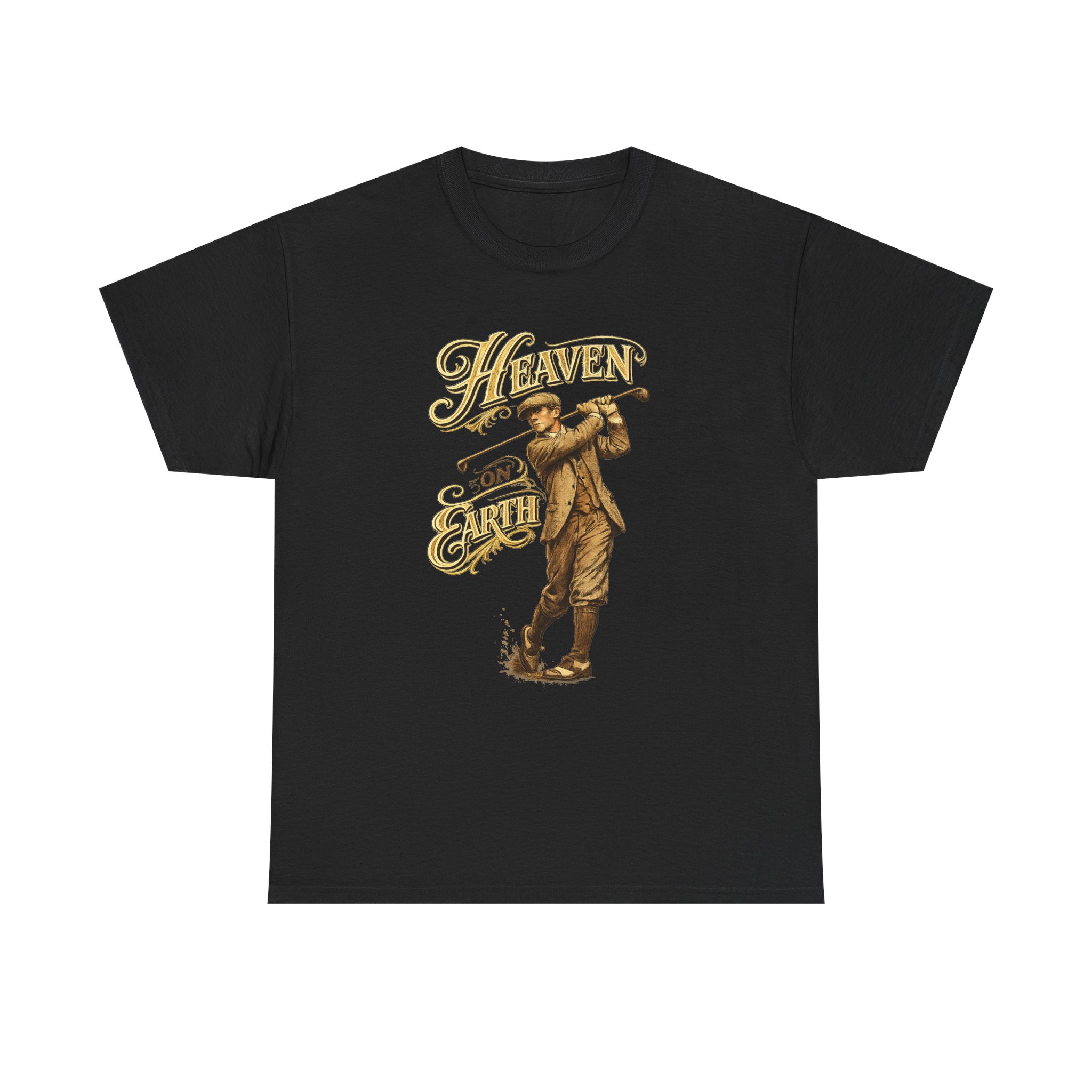 Vintage Golfer "Heaven on Earth" T-Shirt - Image 4