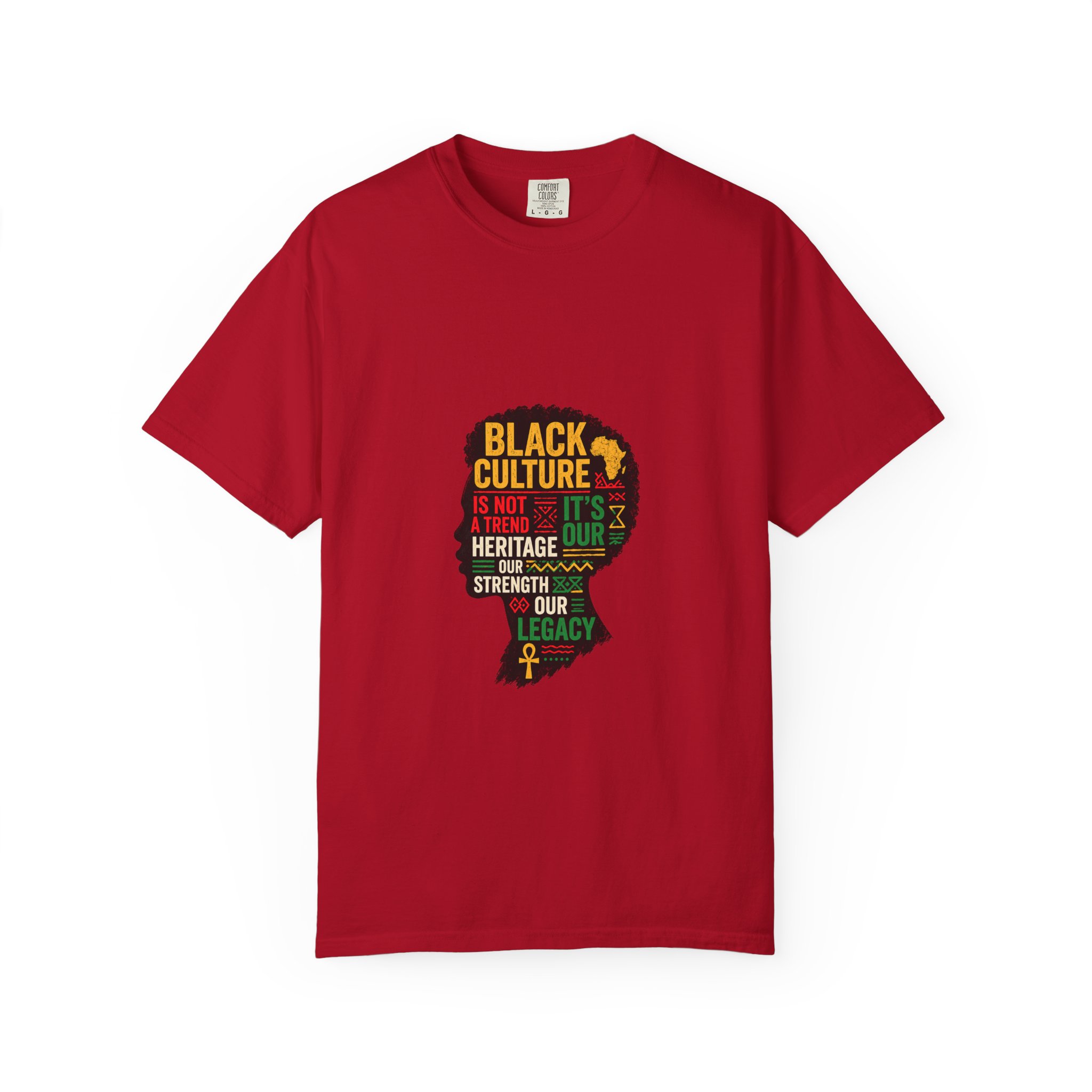 Black Culture Silhouette T-Shirt — "Black Culture Is Not a Trend" Heritage Tee - Image 16
